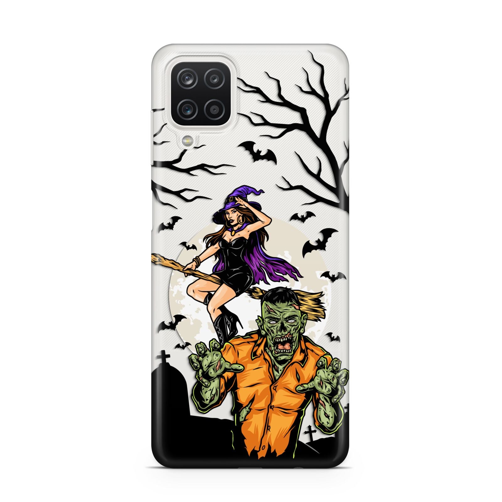 Witch Meets Zombie Samsung M12 Case