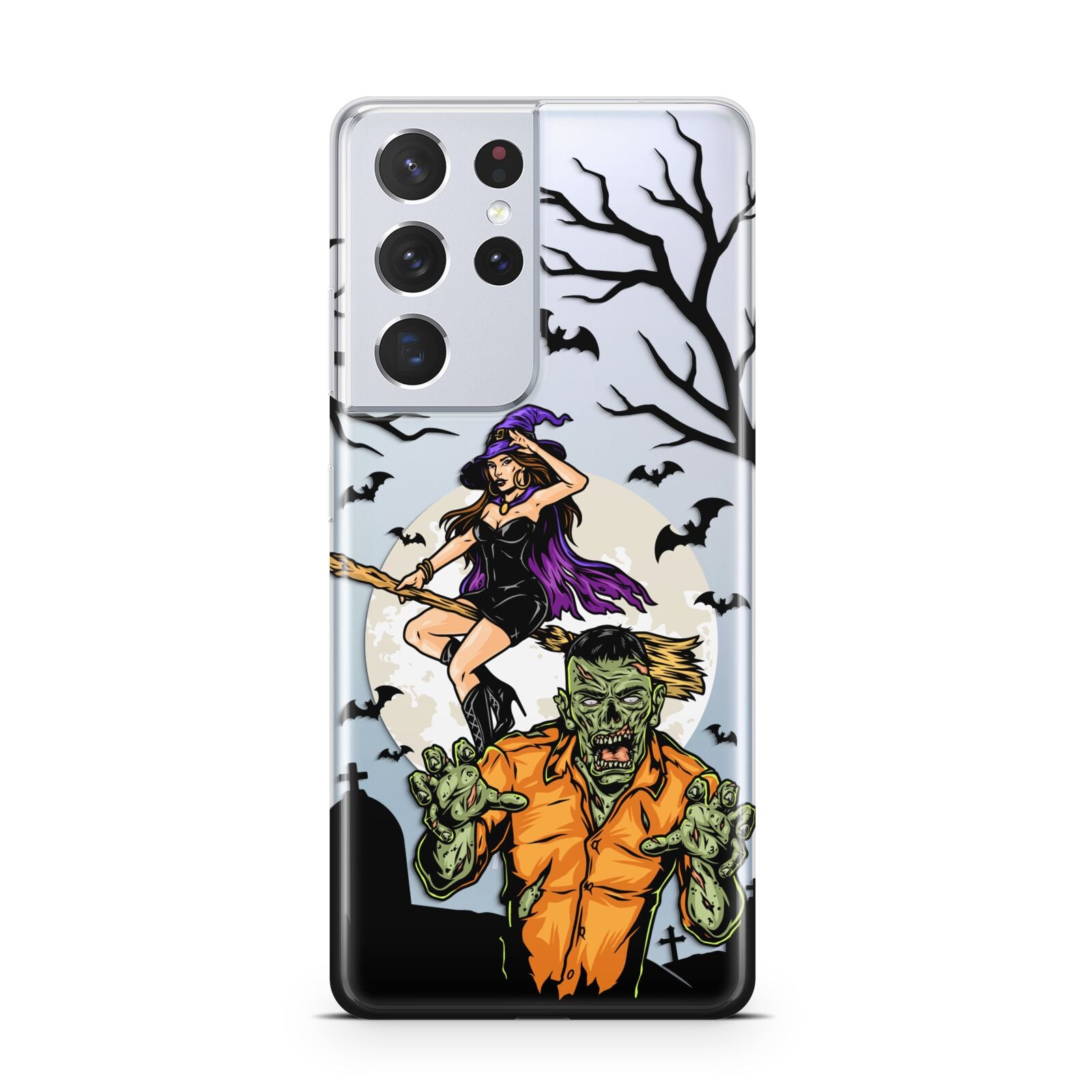 Witch Meets Zombie Samsung S21 Ultra Case