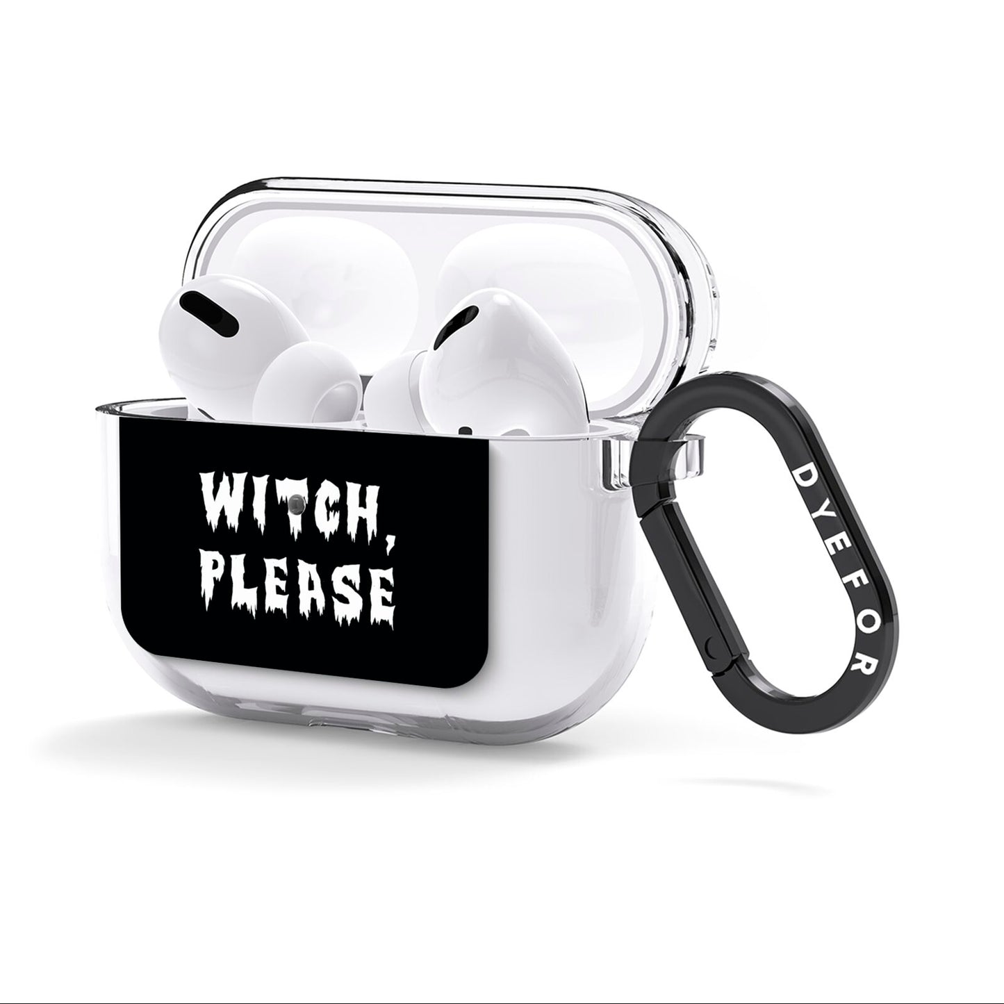 Witch Please AirPods Clear Case 3rd Gen Side Image