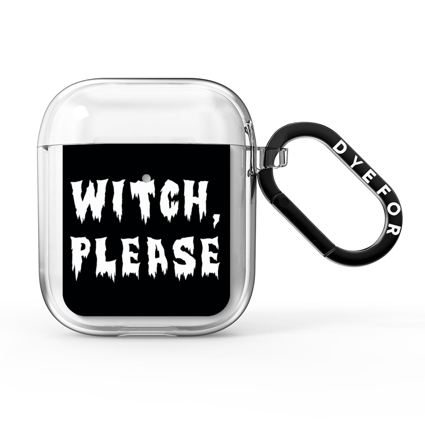 Witch Please AirPods Clear Case