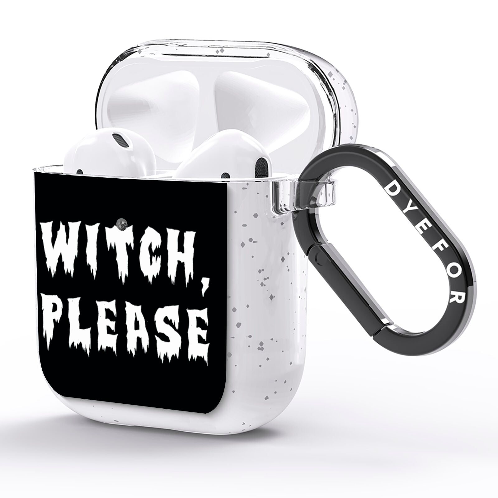 Witch Please AirPods Glitter Case Side Image