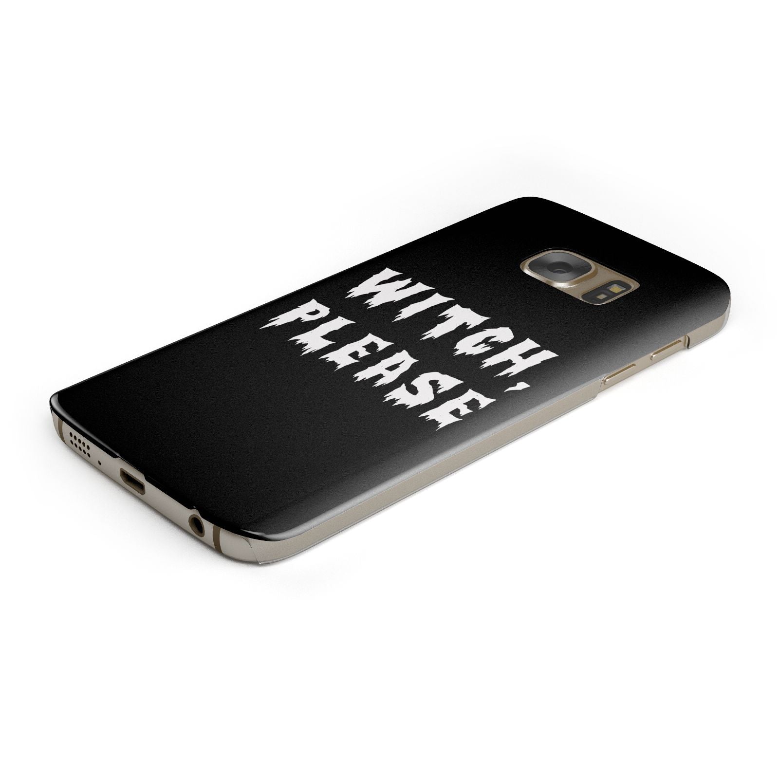 Witch Please Samsung Galaxy Case Bottom Cutout