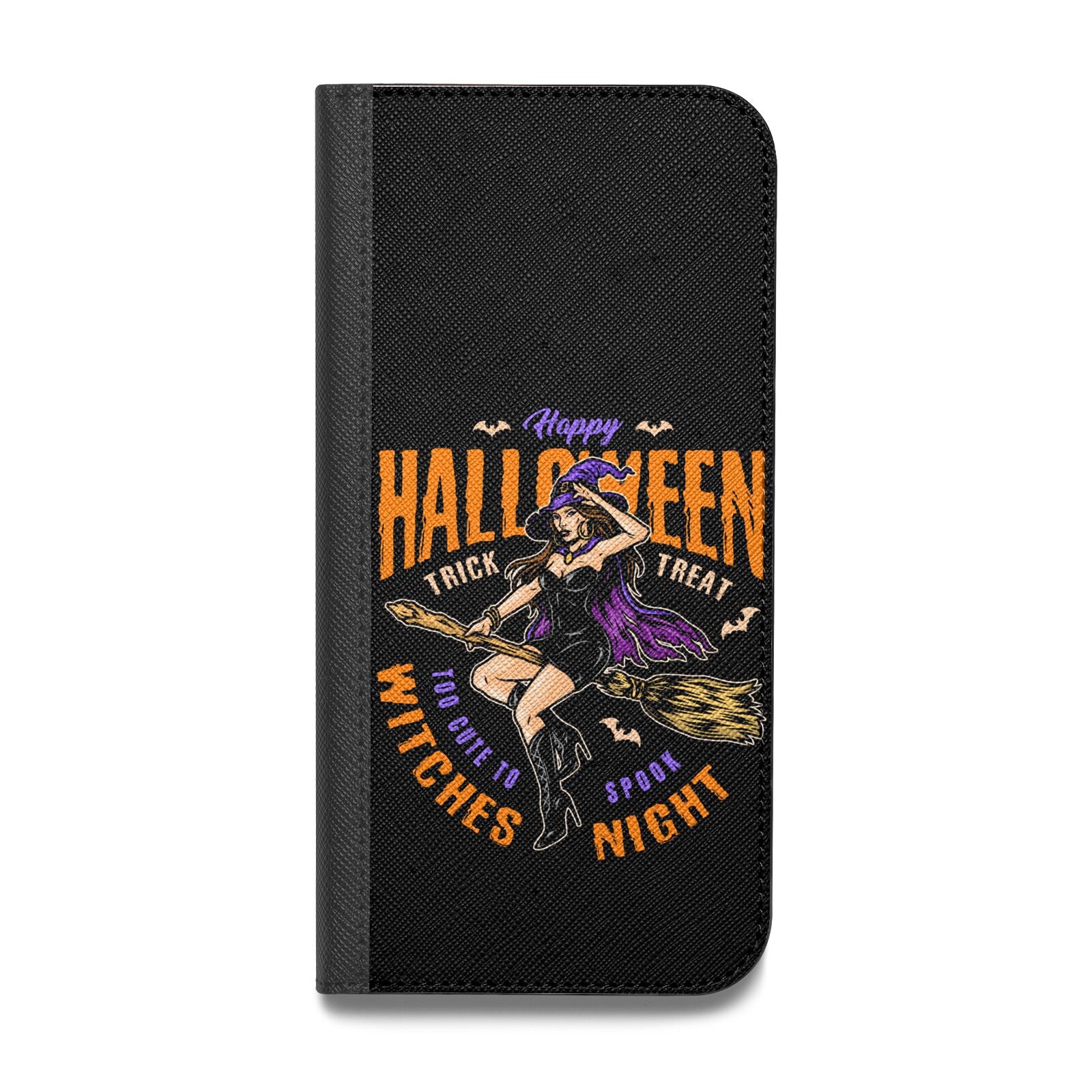 Witches Night Vegan Leather Flip iPhone Case