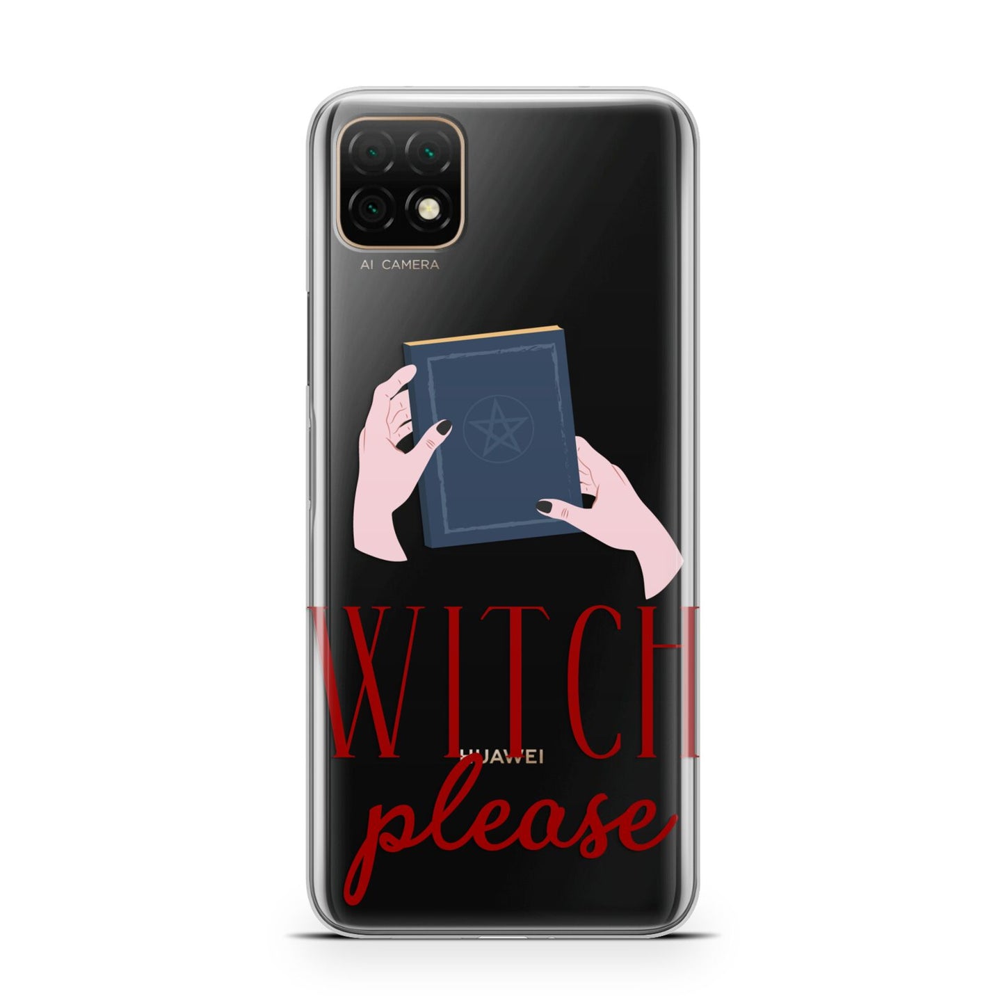 Witty Witch Illustration Huawei Enjoy 20 Phone Case