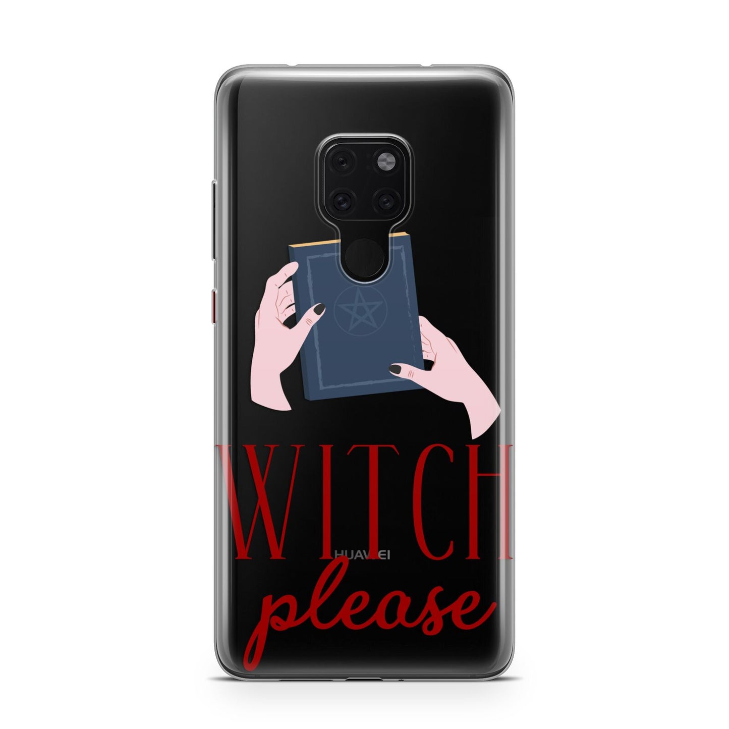 Witty Witch Illustration Huawei Mate 20 Phone Case