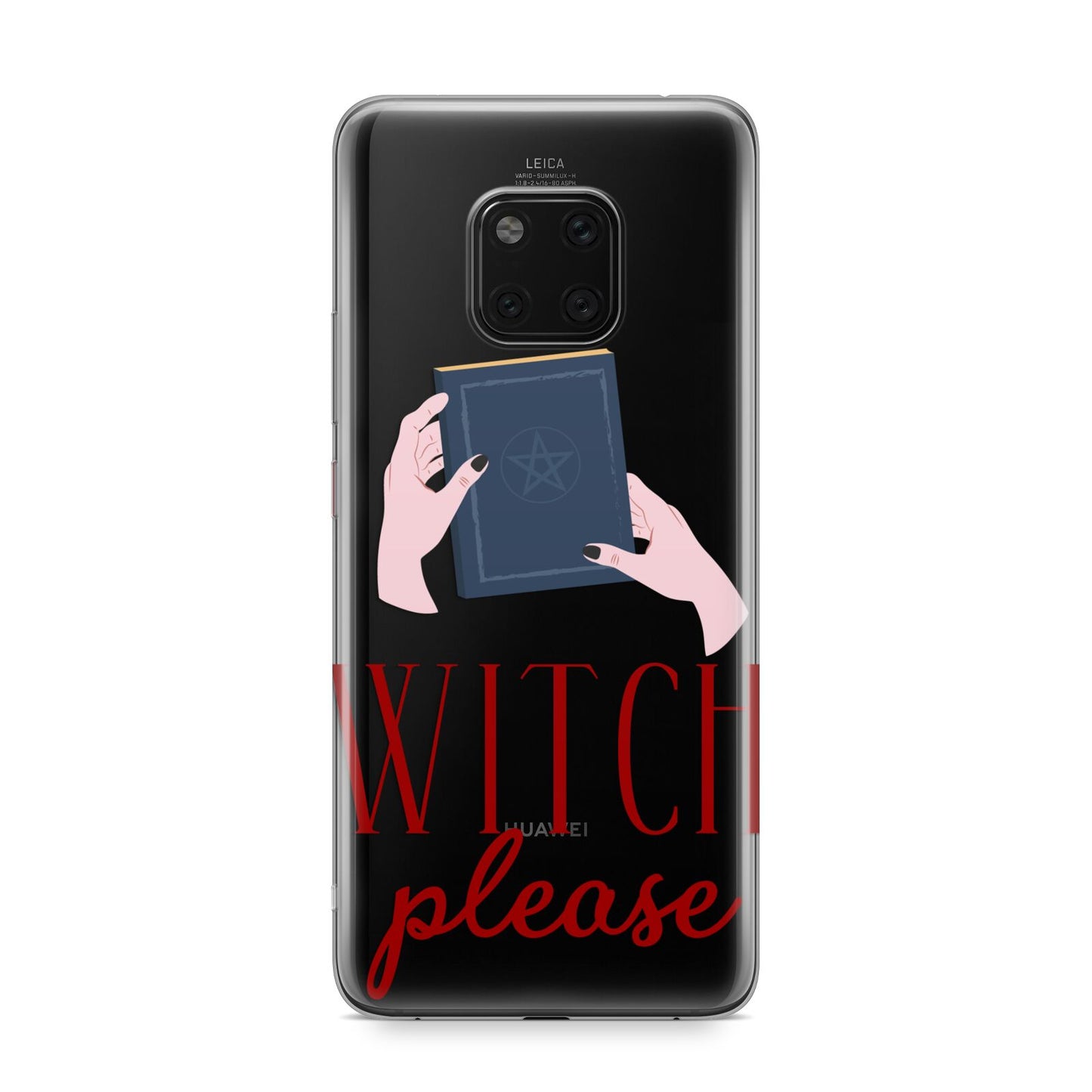 Witty Witch Illustration Huawei Mate 20 Pro Phone Case