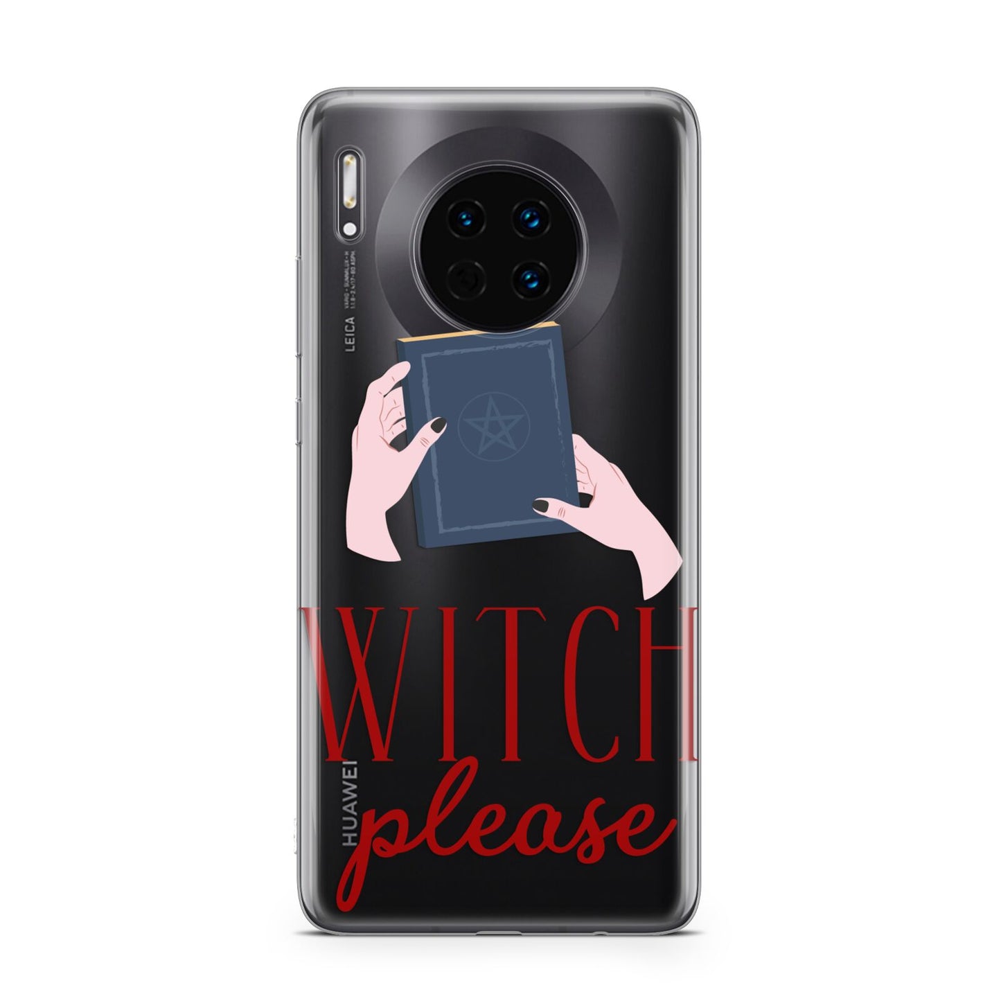 Witty Witch Illustration Huawei Mate 30