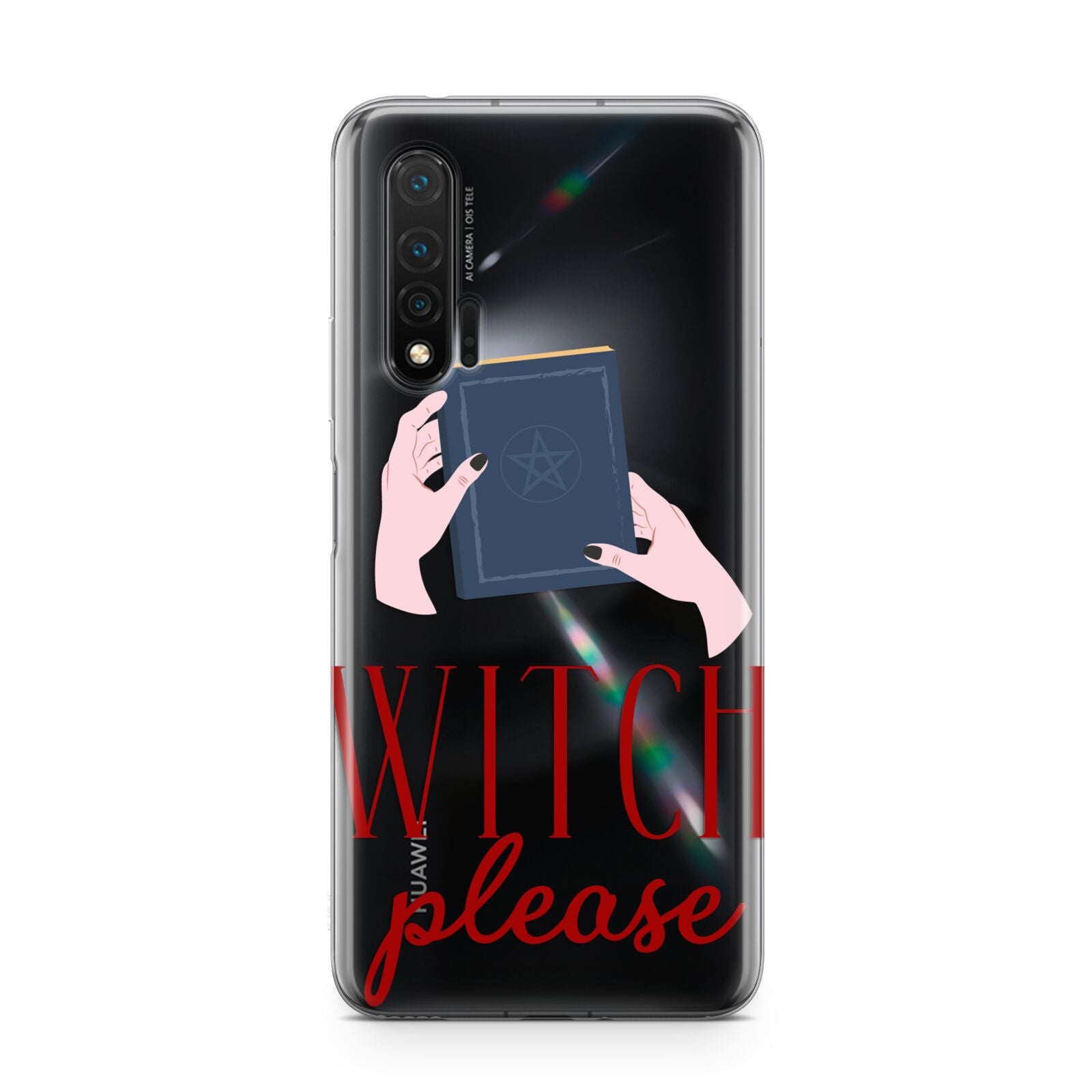 Witty Witch Illustration Huawei Nova 6 Phone Case