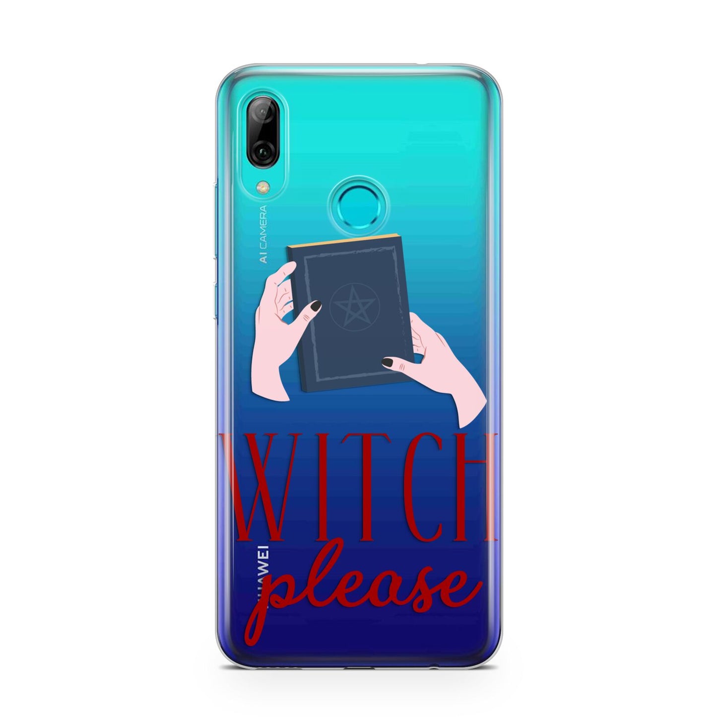 Witty Witch Illustration Huawei P Smart 2019 Case