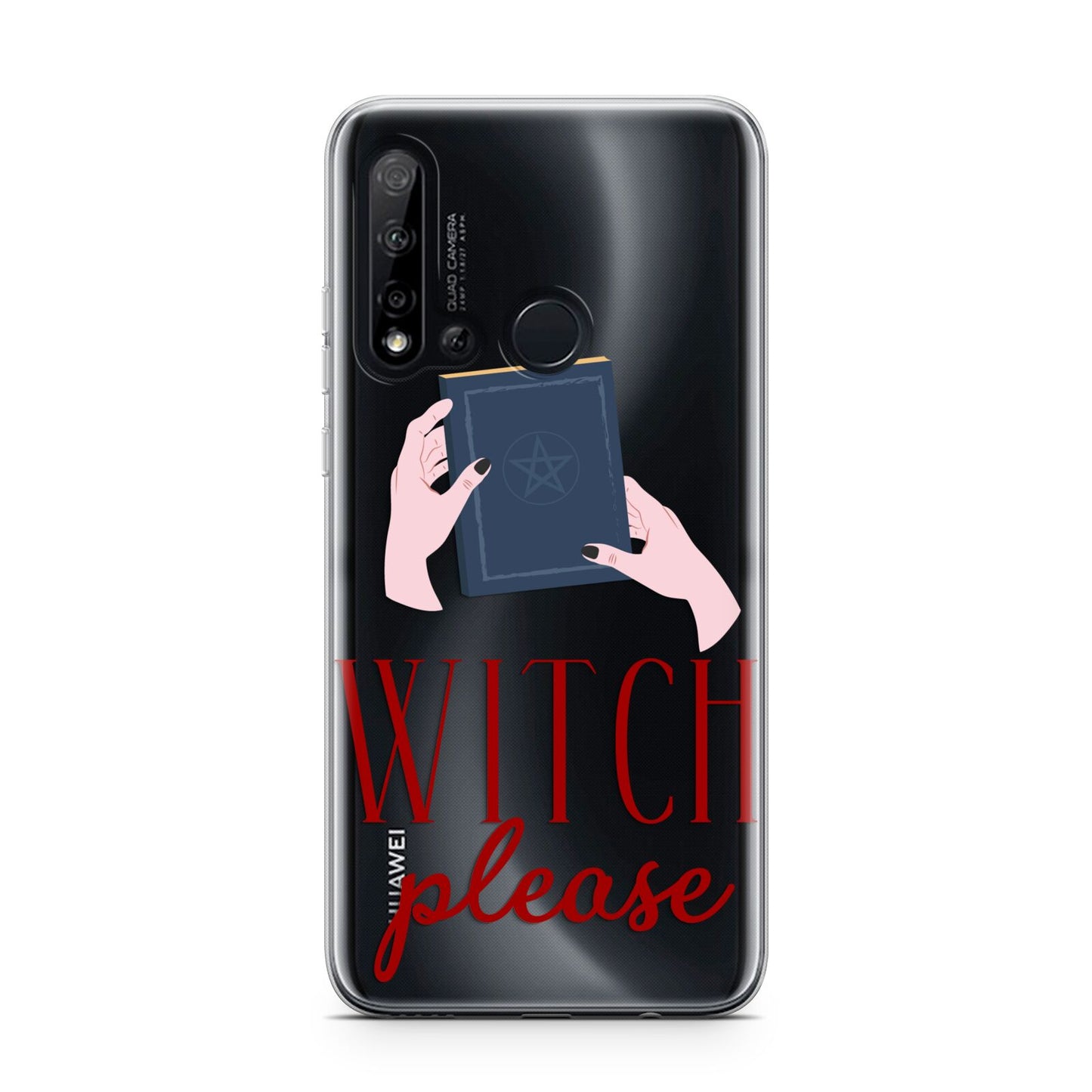 Witty Witch Illustration Huawei P20 Lite 5G Phone Case