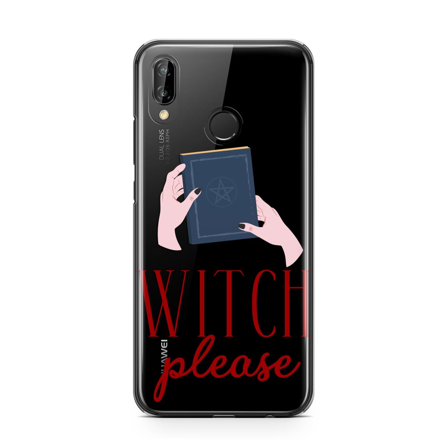 Witty Witch Illustration Huawei P20 Lite Phone Case