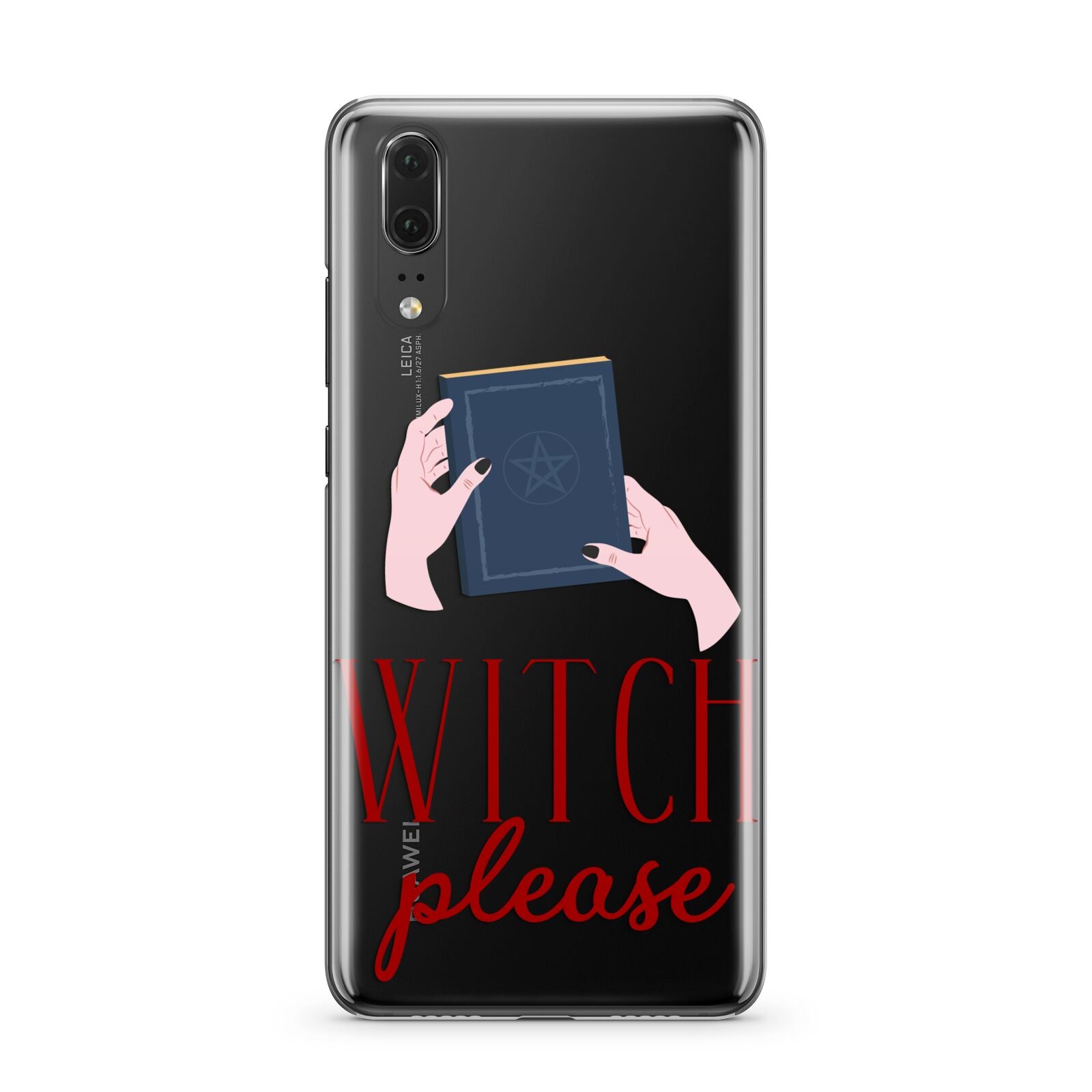 Witty Witch Illustration Huawei P20 Phone Case