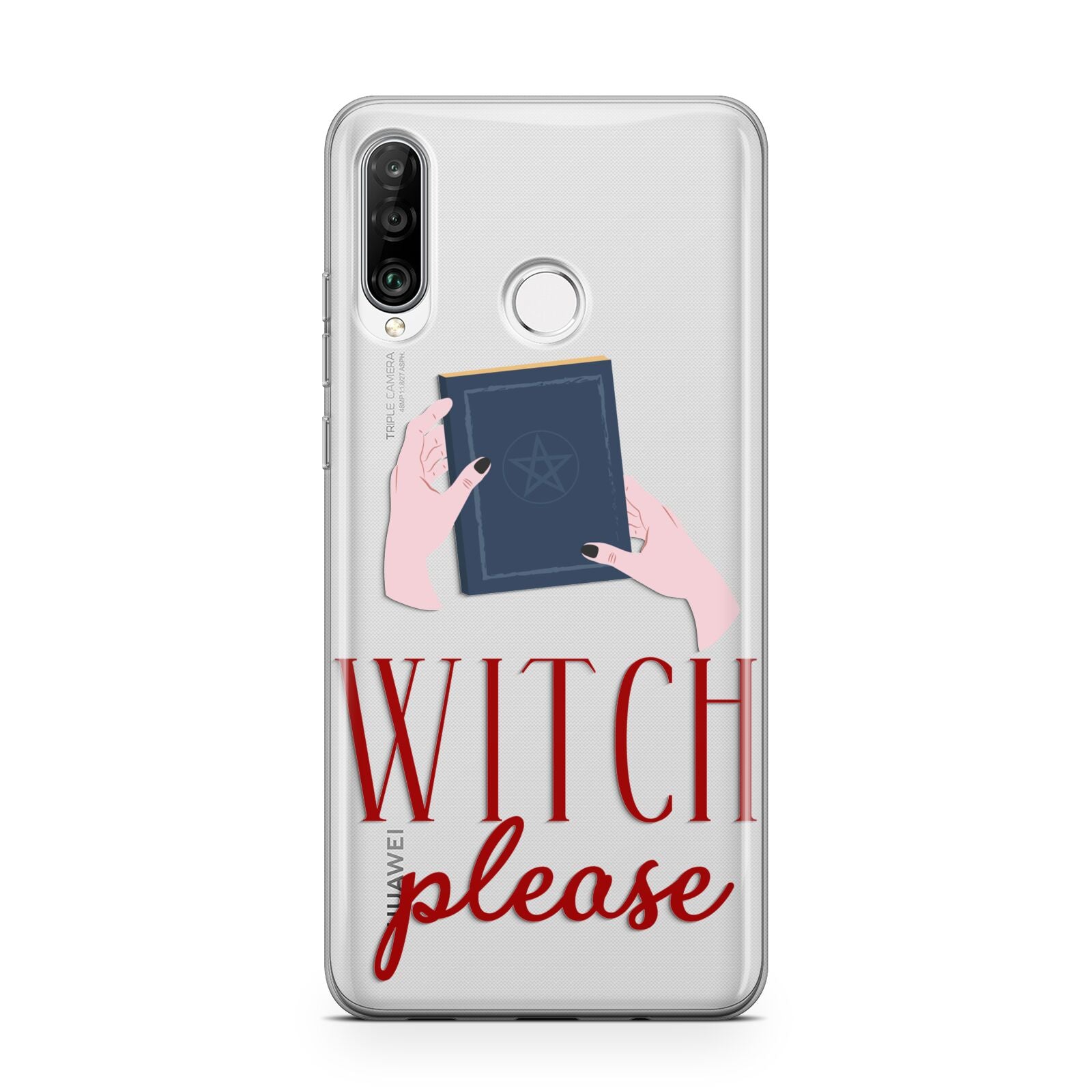 Witty Witch Illustration Huawei P30 Lite Phone Case