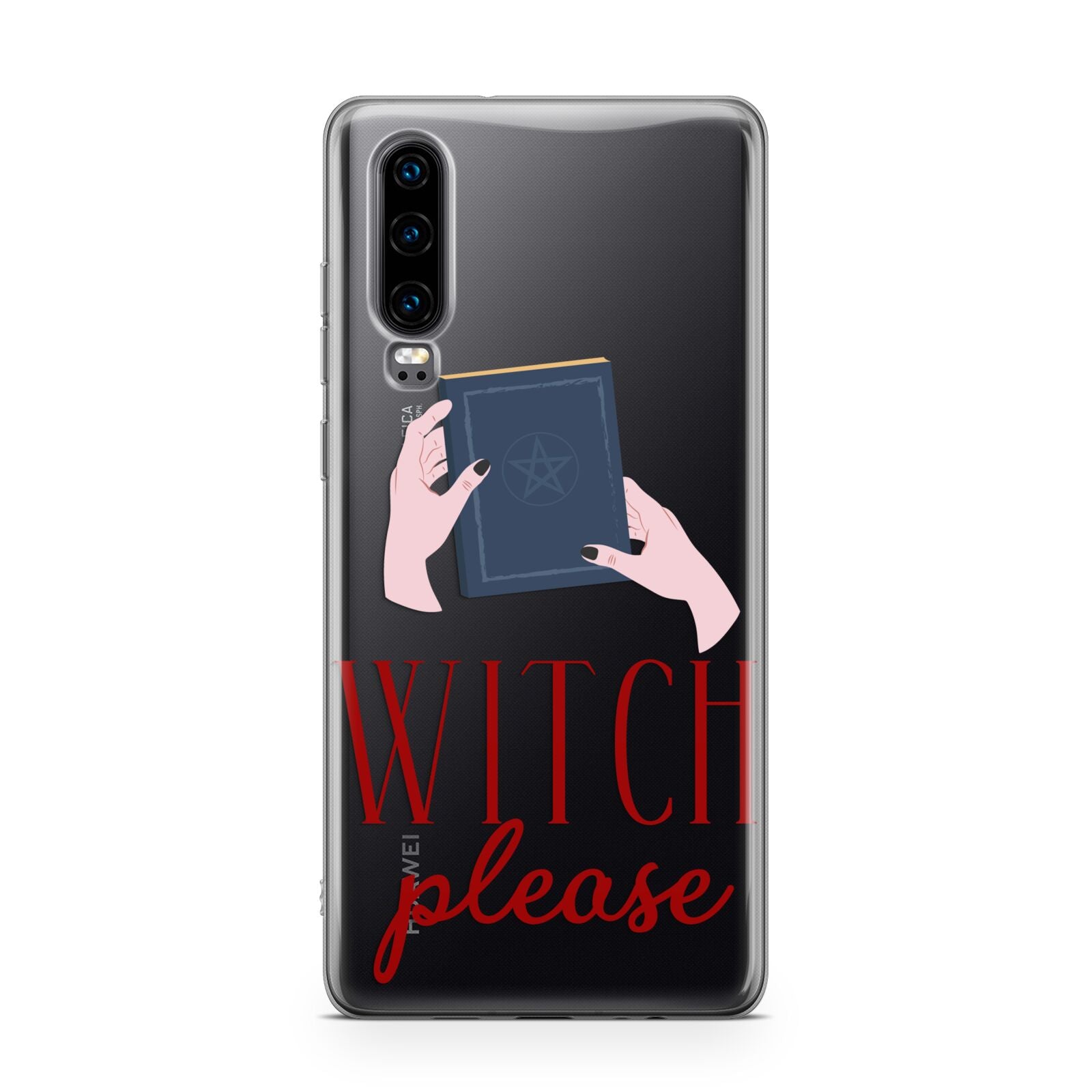 Witty Witch Illustration Huawei P30 Phone Case