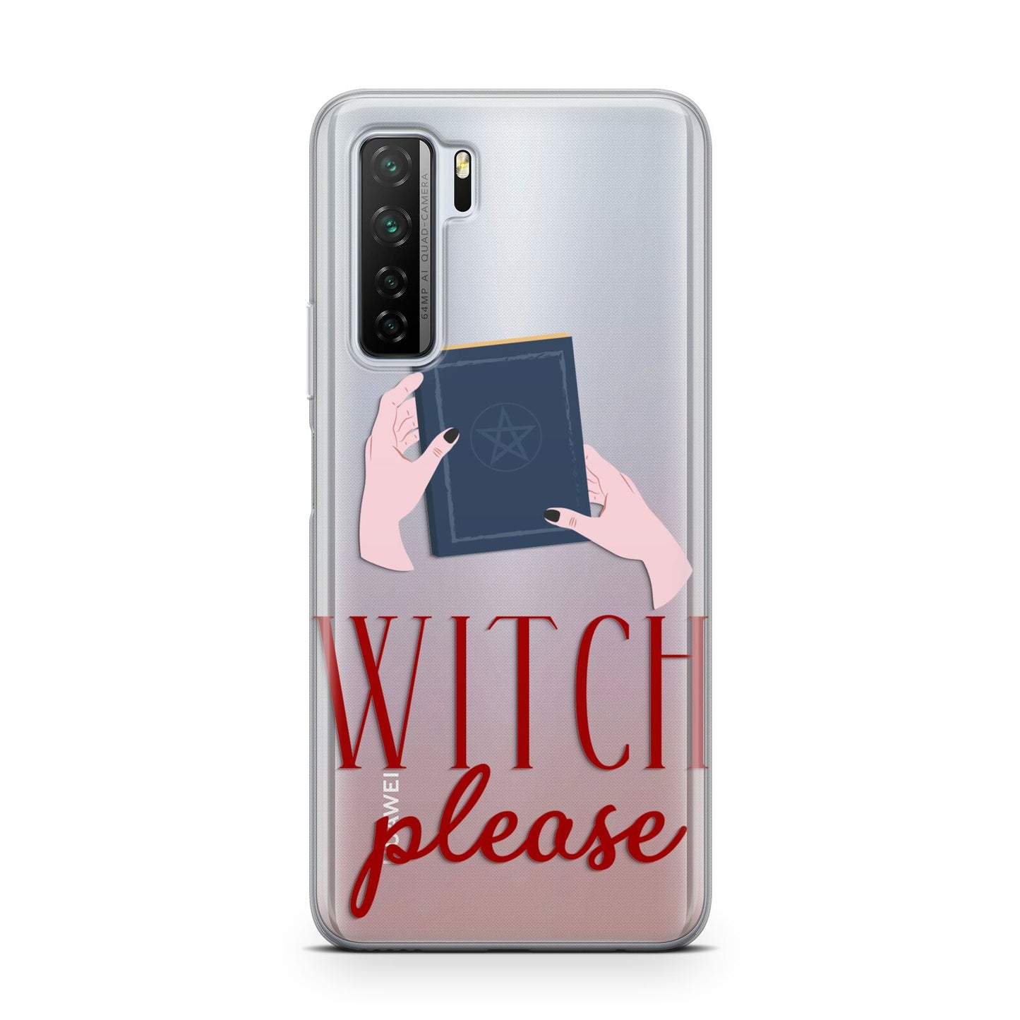 Witty Witch Illustration Huawei P40 Lite 5G Phone Case