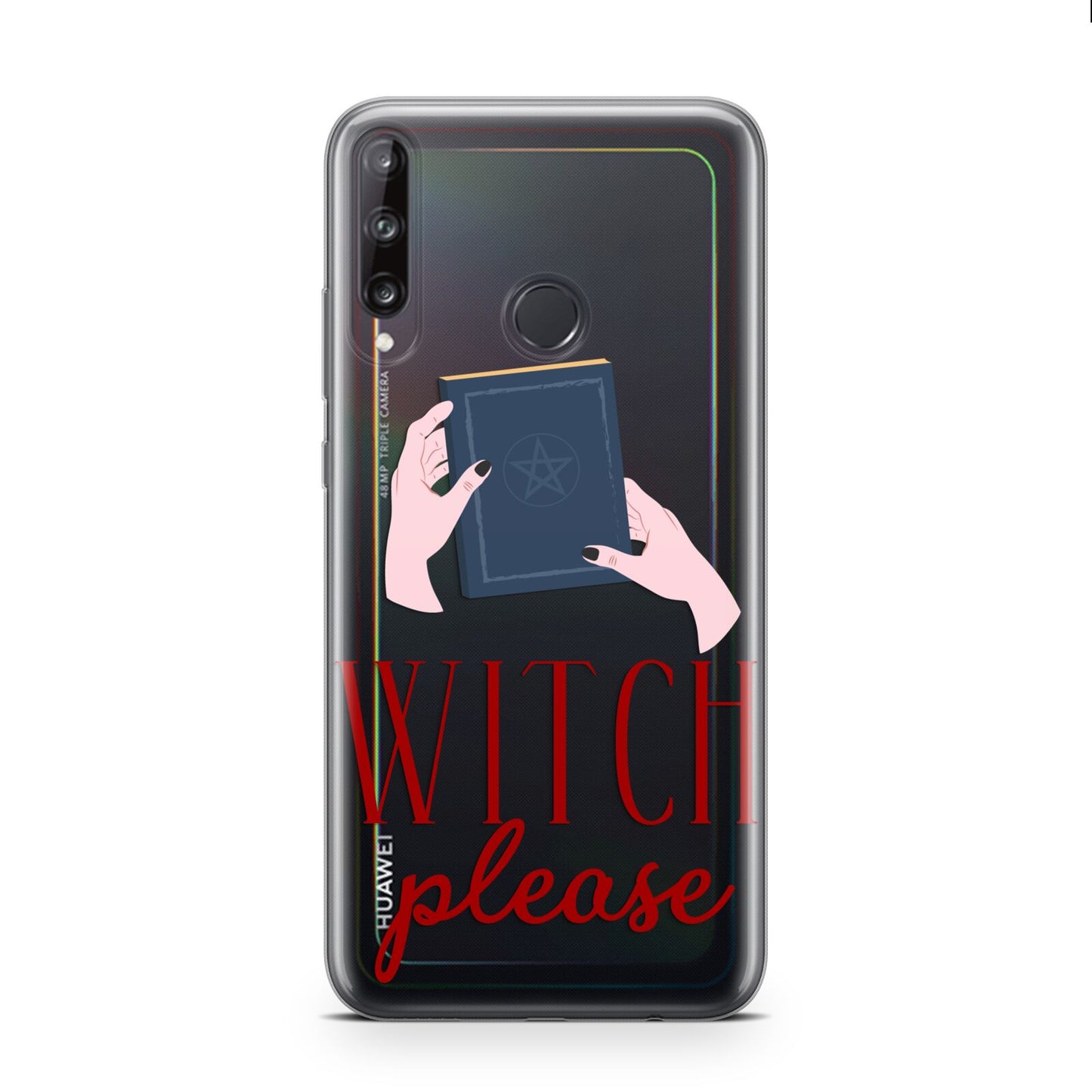 Witty Witch Illustration Huawei P40 Lite E Phone Case