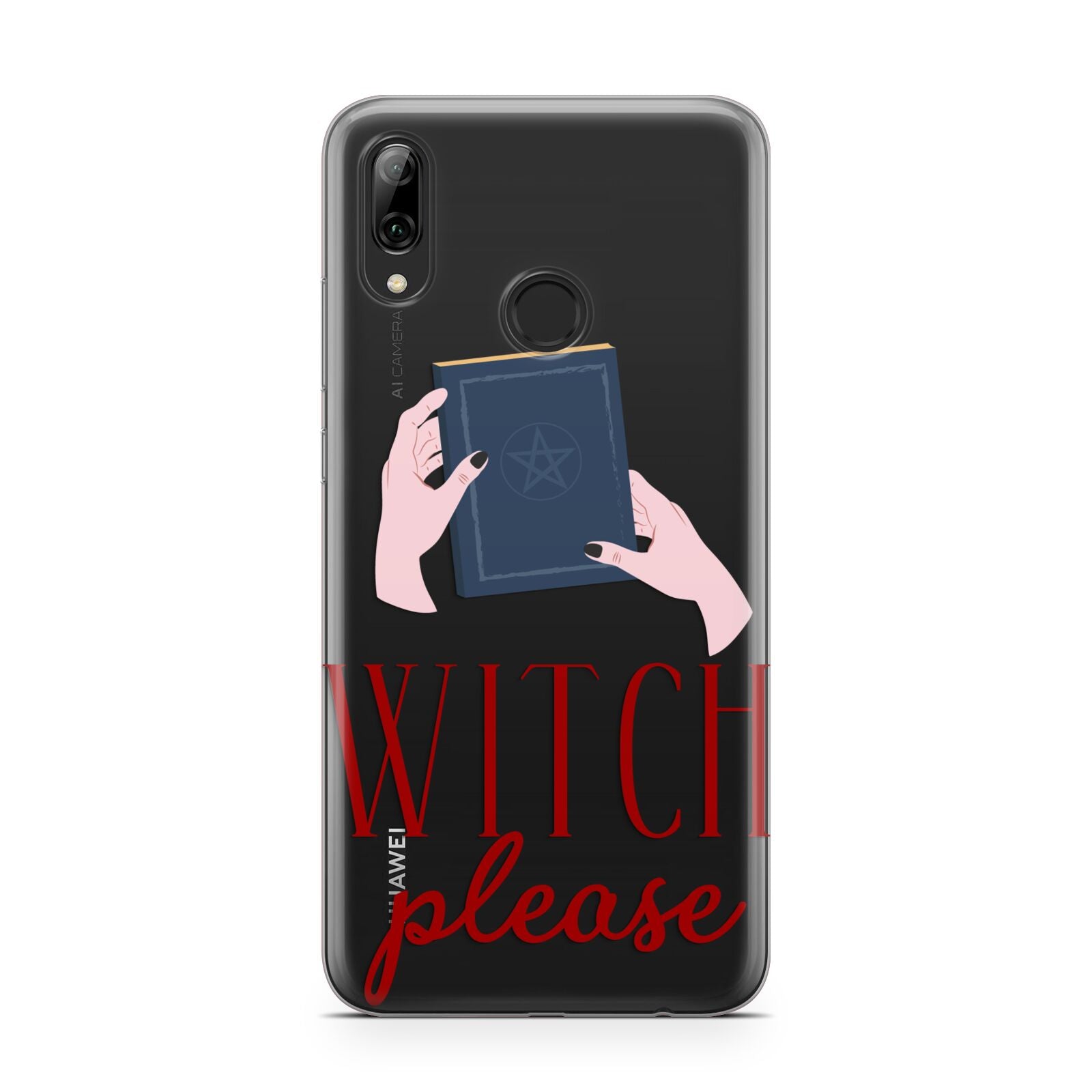 Witty Witch Illustration Huawei Y7 2019