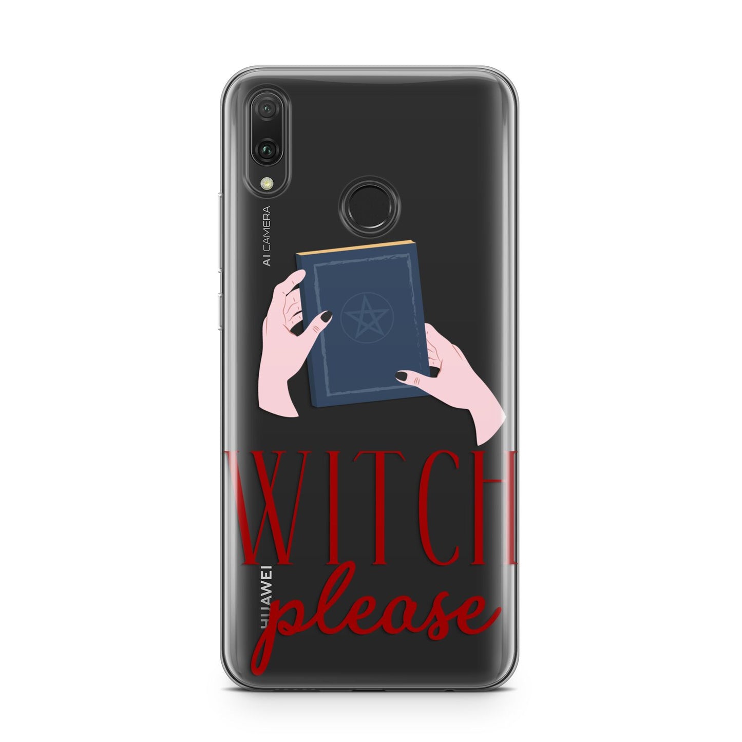 Witty Witch Illustration Huawei Y9 2019