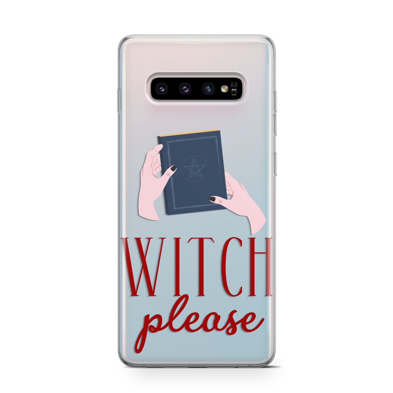 Witty Witch Illustration Protective Samsung Galaxy Case