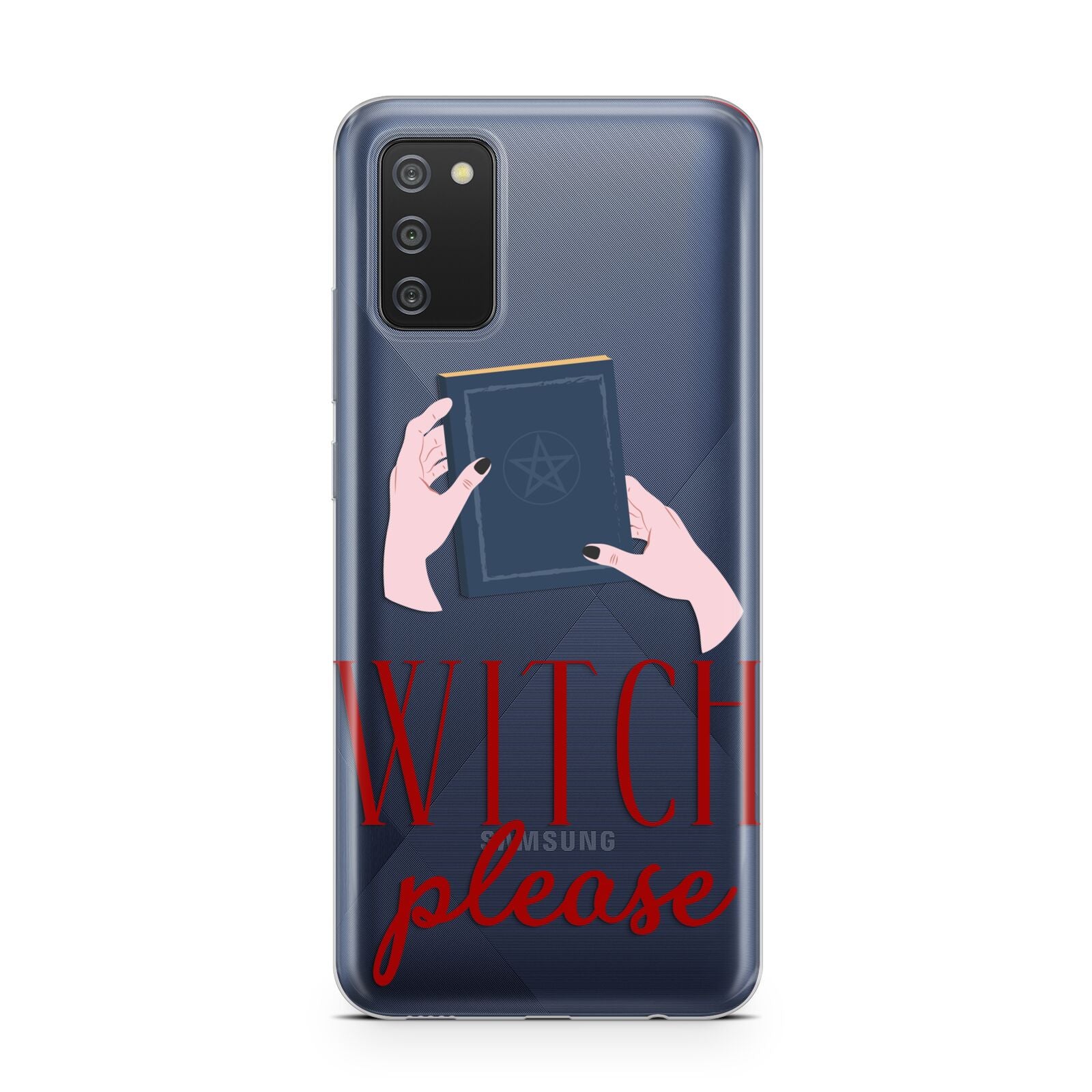 Witty Witch Illustration Samsung A02s Case