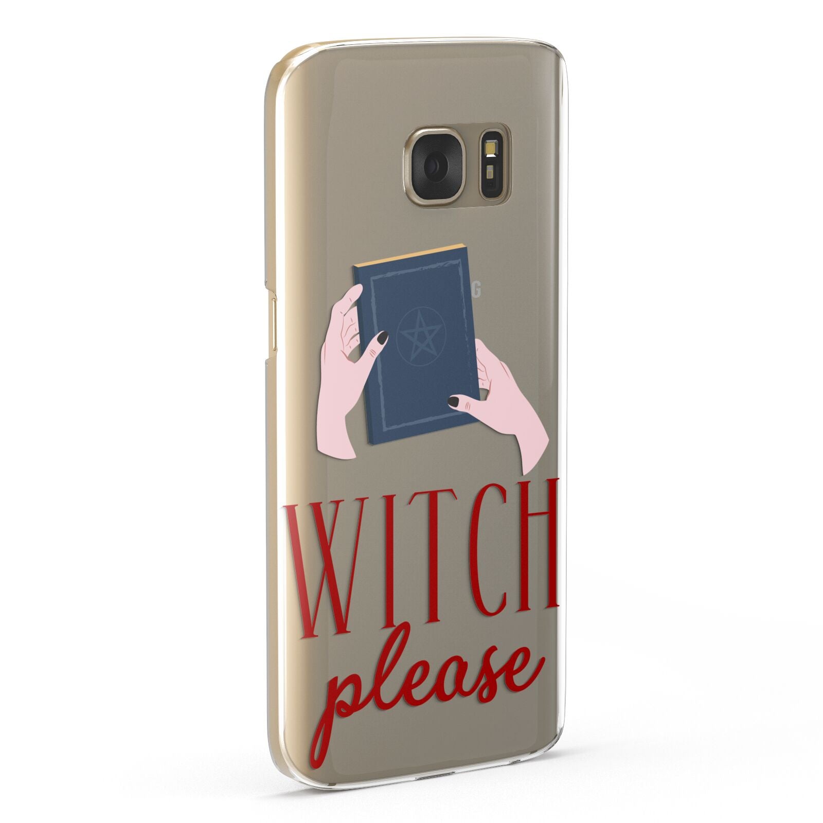 Witty Witch Illustration Samsung Galaxy Case Fourty Five Degrees