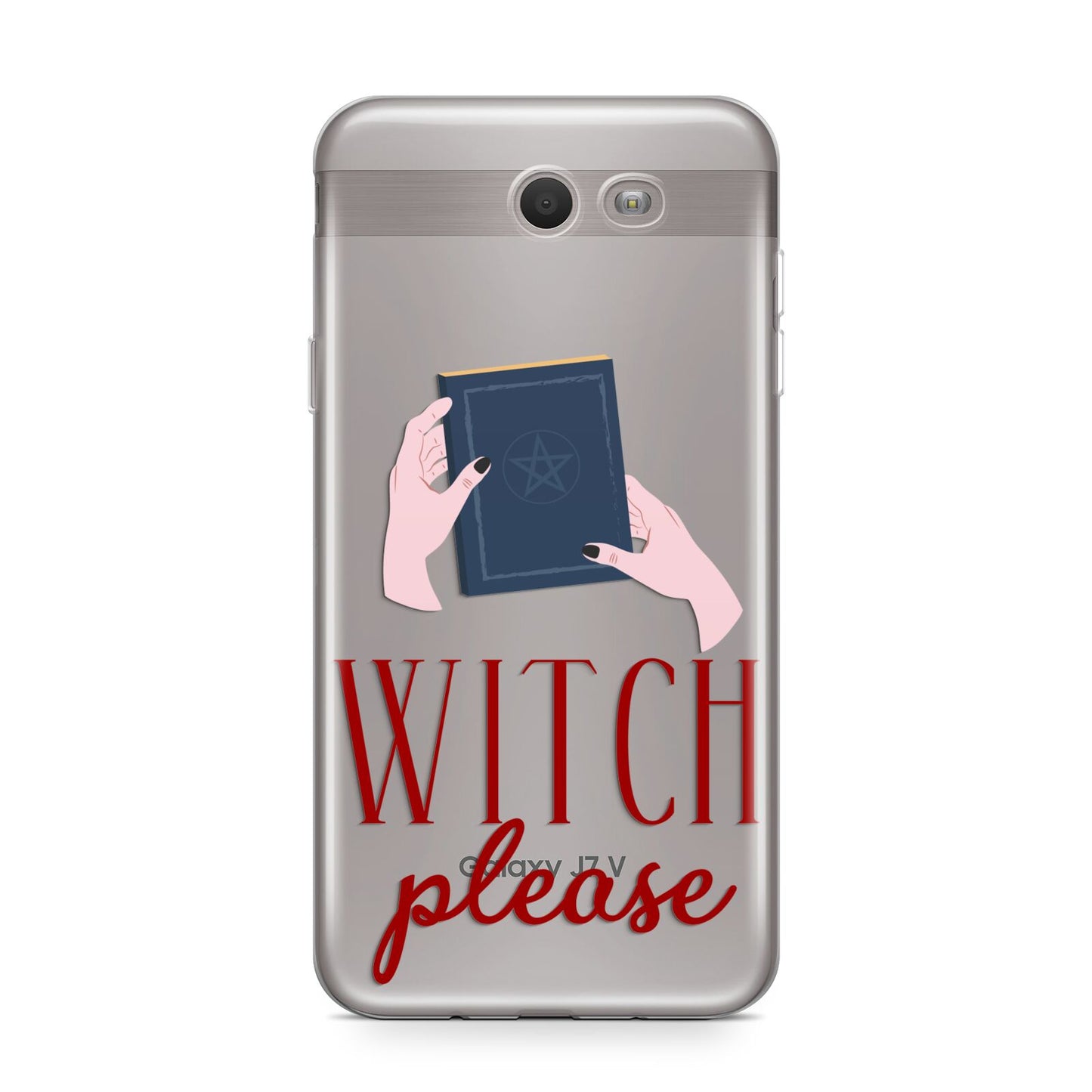 Witty Witch Illustration Samsung Galaxy J7 2017 Case