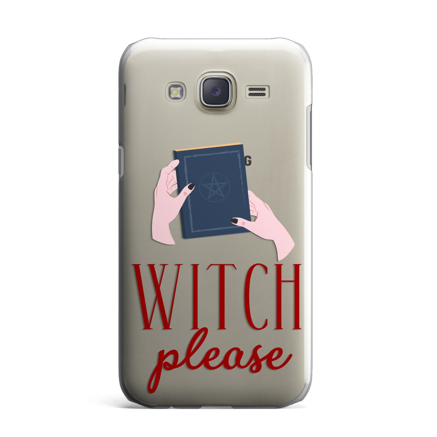 Witty Witch Illustration Samsung Galaxy J7 Case