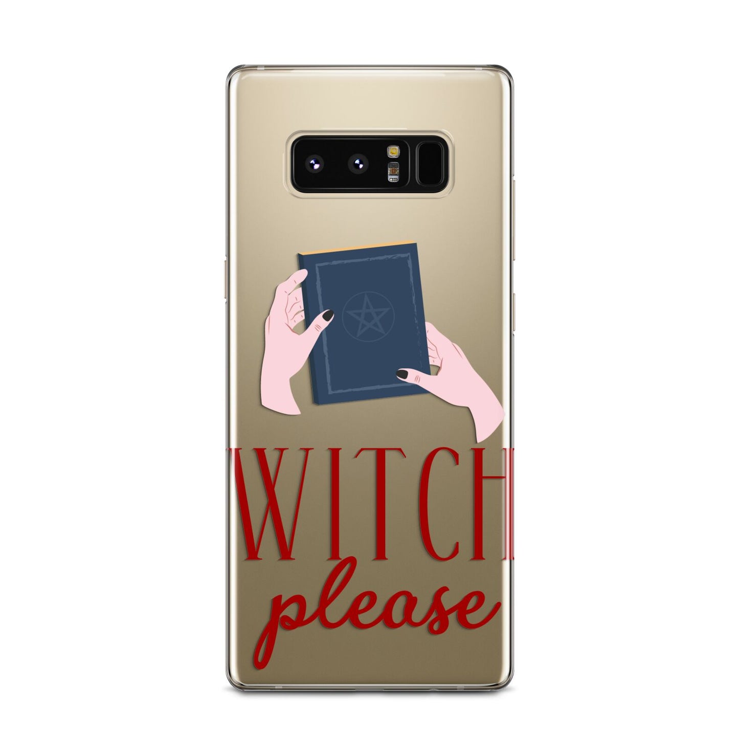 Witty Witch Illustration Samsung Galaxy Note 8 Case