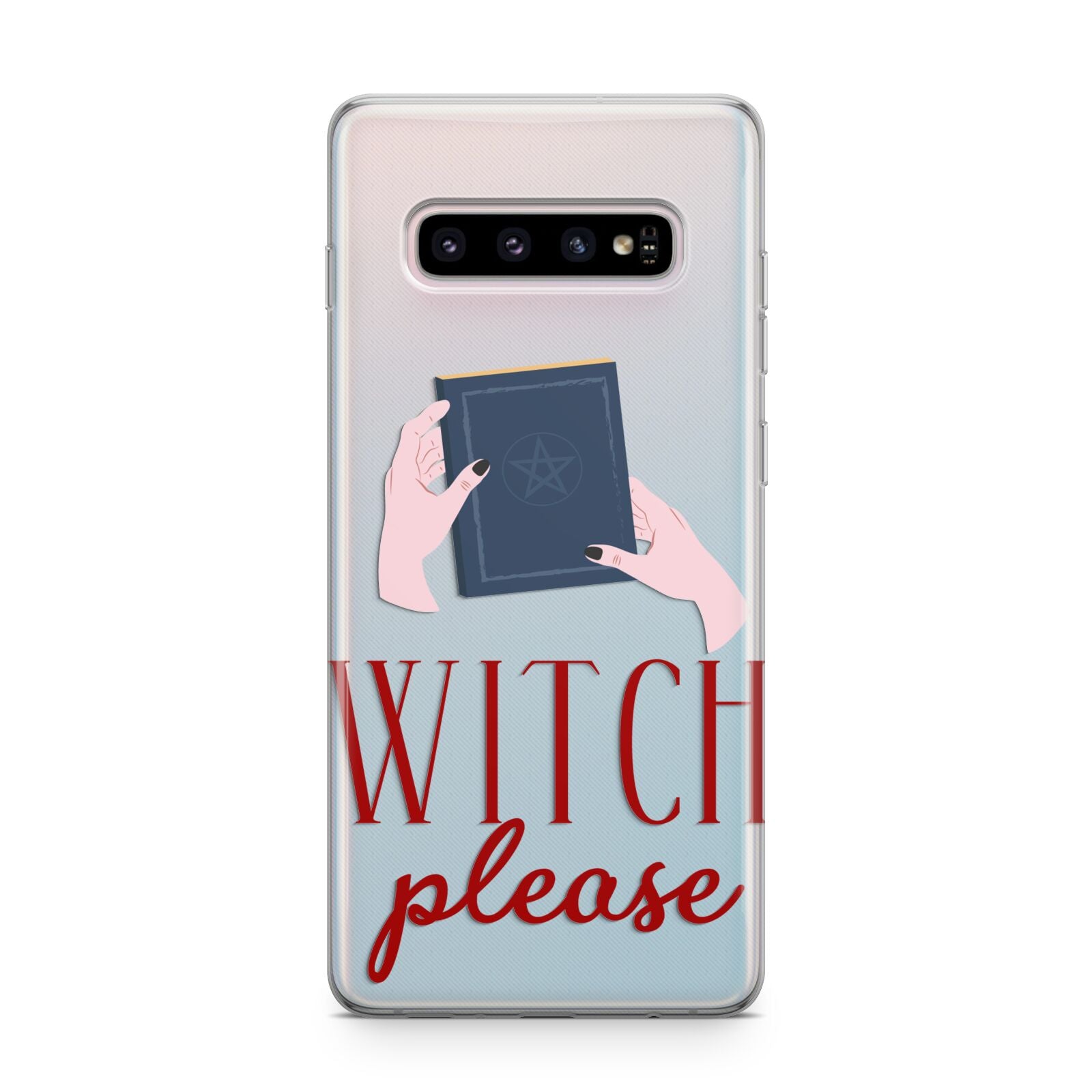 Witty Witch Illustration Samsung Galaxy S10 Plus Case