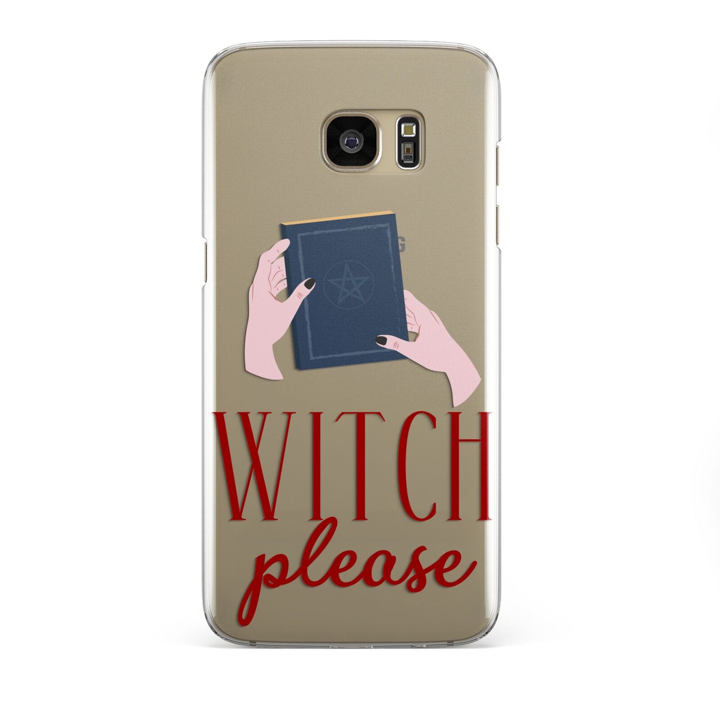 Witty Witch Illustration Samsung Galaxy S7 Edge Case