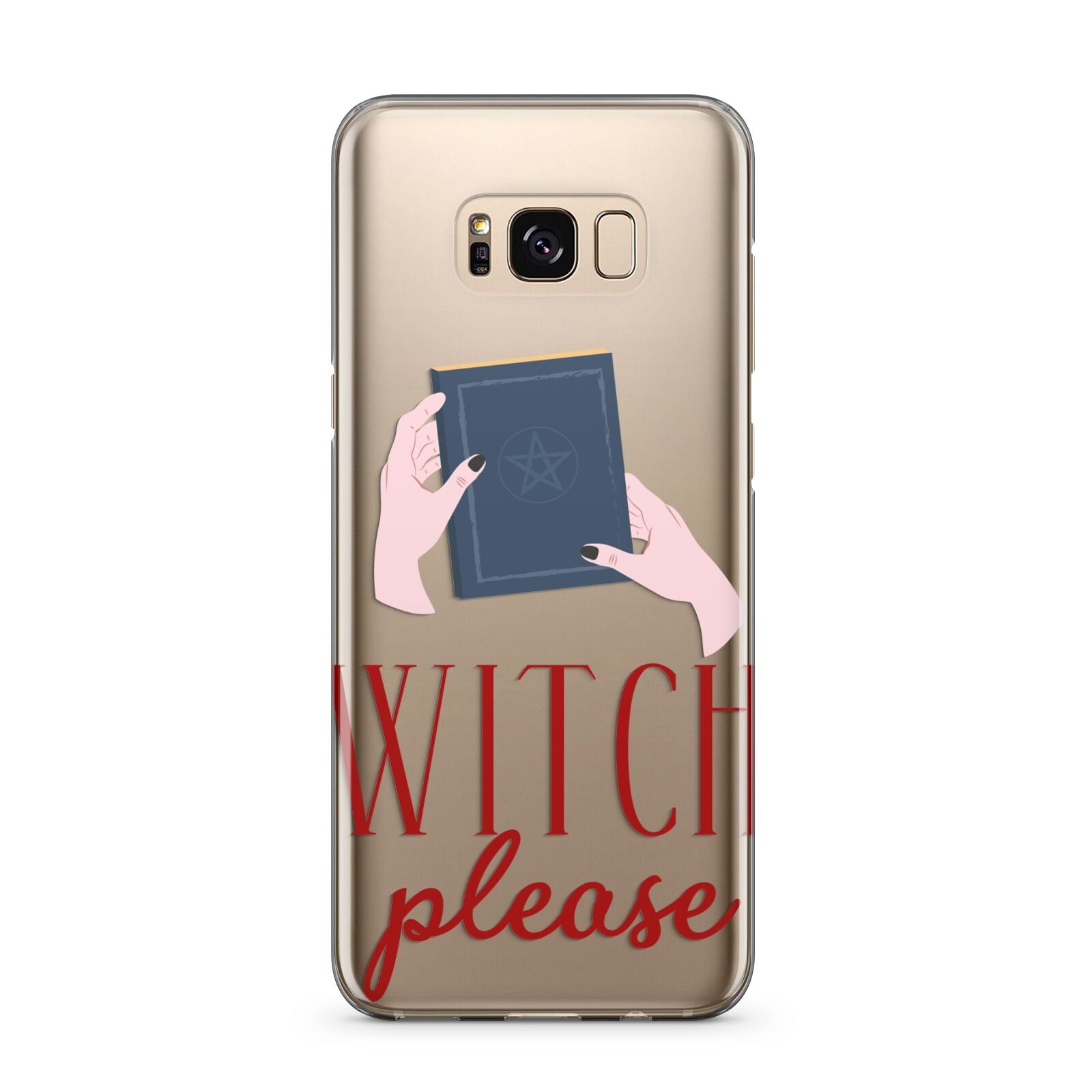 Witty Witch Illustration Samsung Galaxy S8 Plus Case