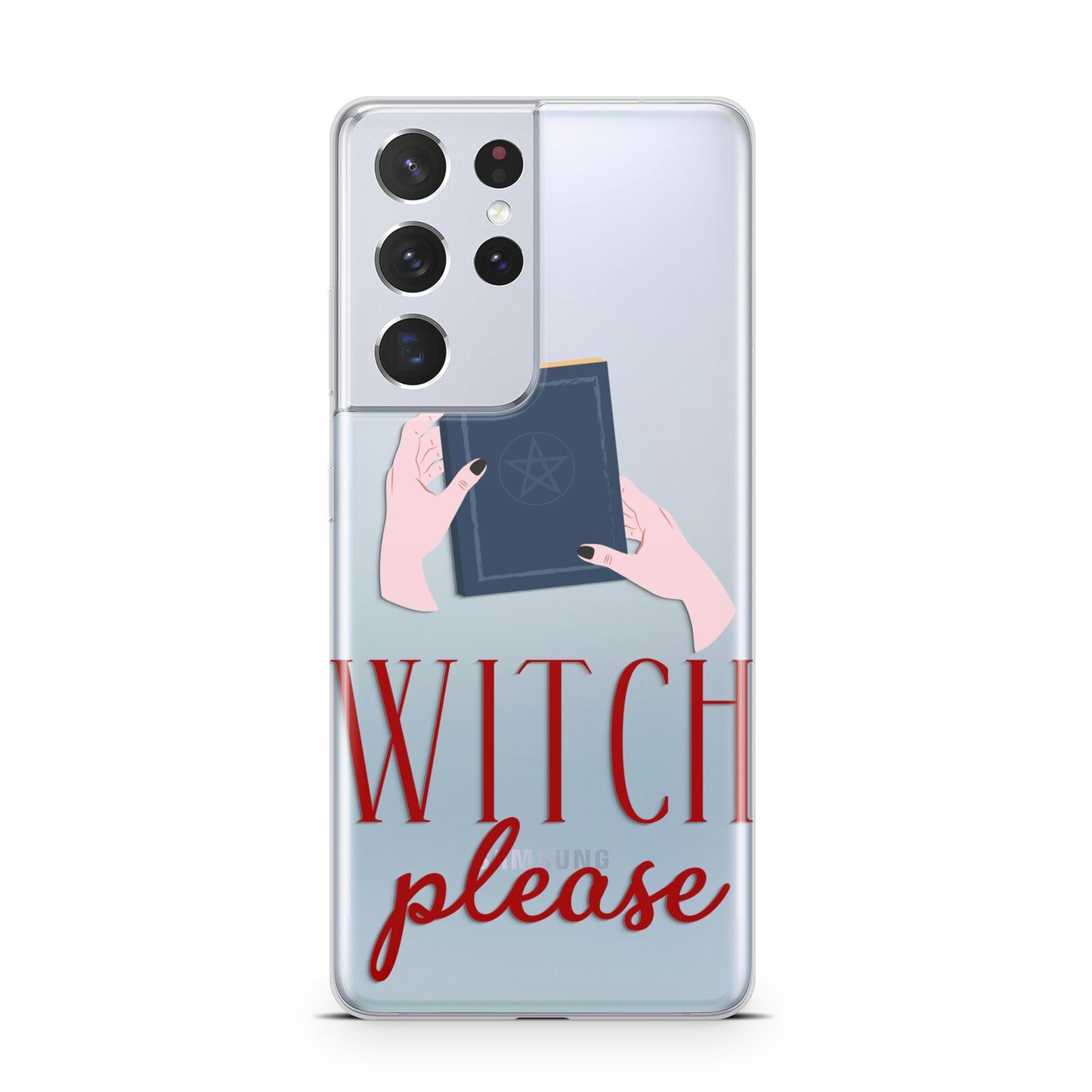 Witty Witch Illustration Samsung S21 Ultra Case