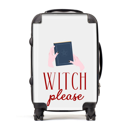 Witty Witch Illustration Suitcase