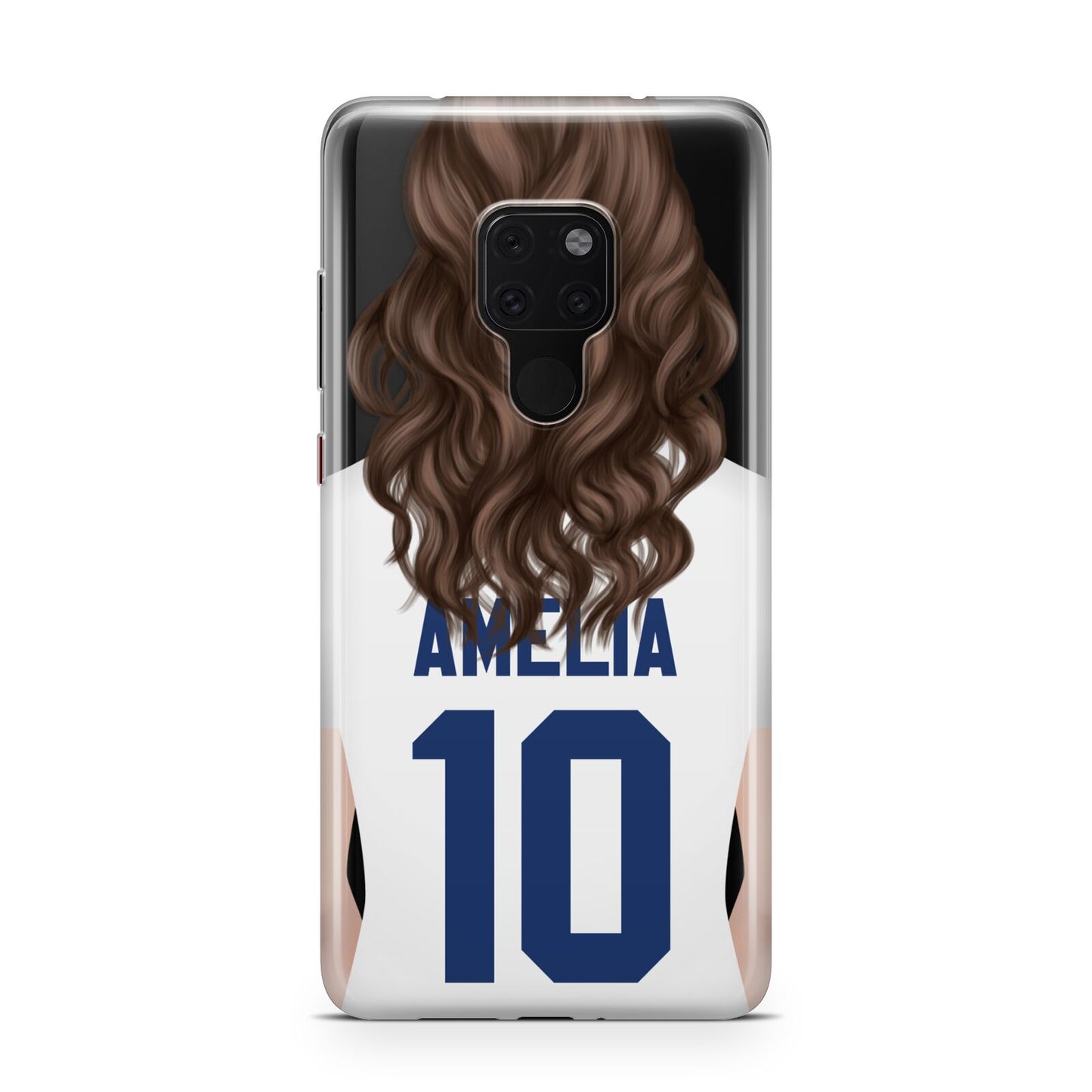 Womens Footballer Personalised Huawei Mate 20 Phone Case