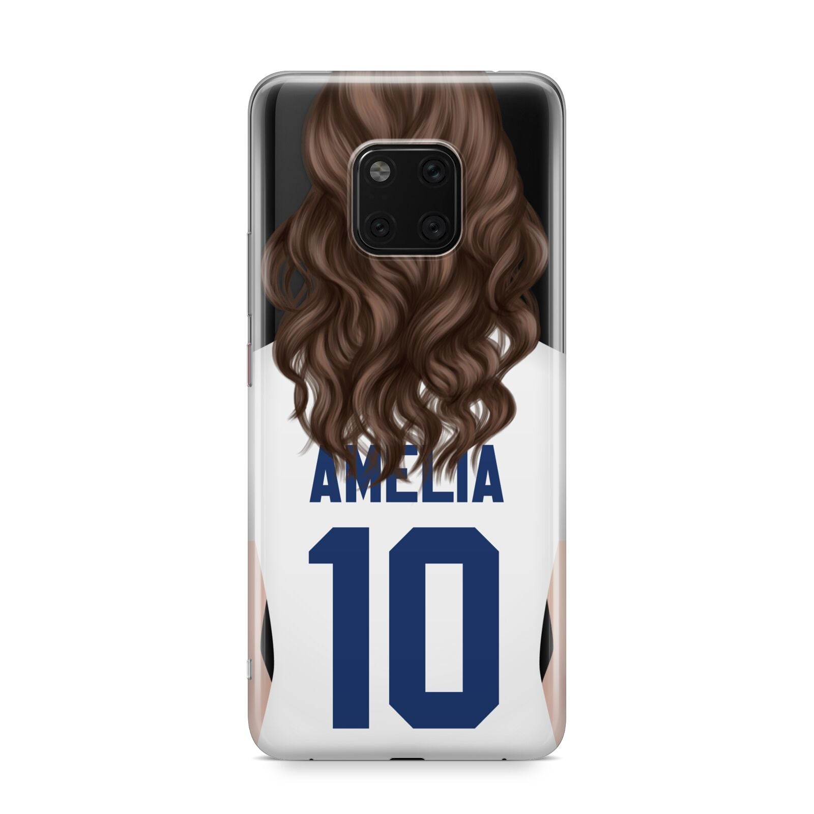 Womens Footballer Personalised Huawei Mate 20 Pro Phone Case