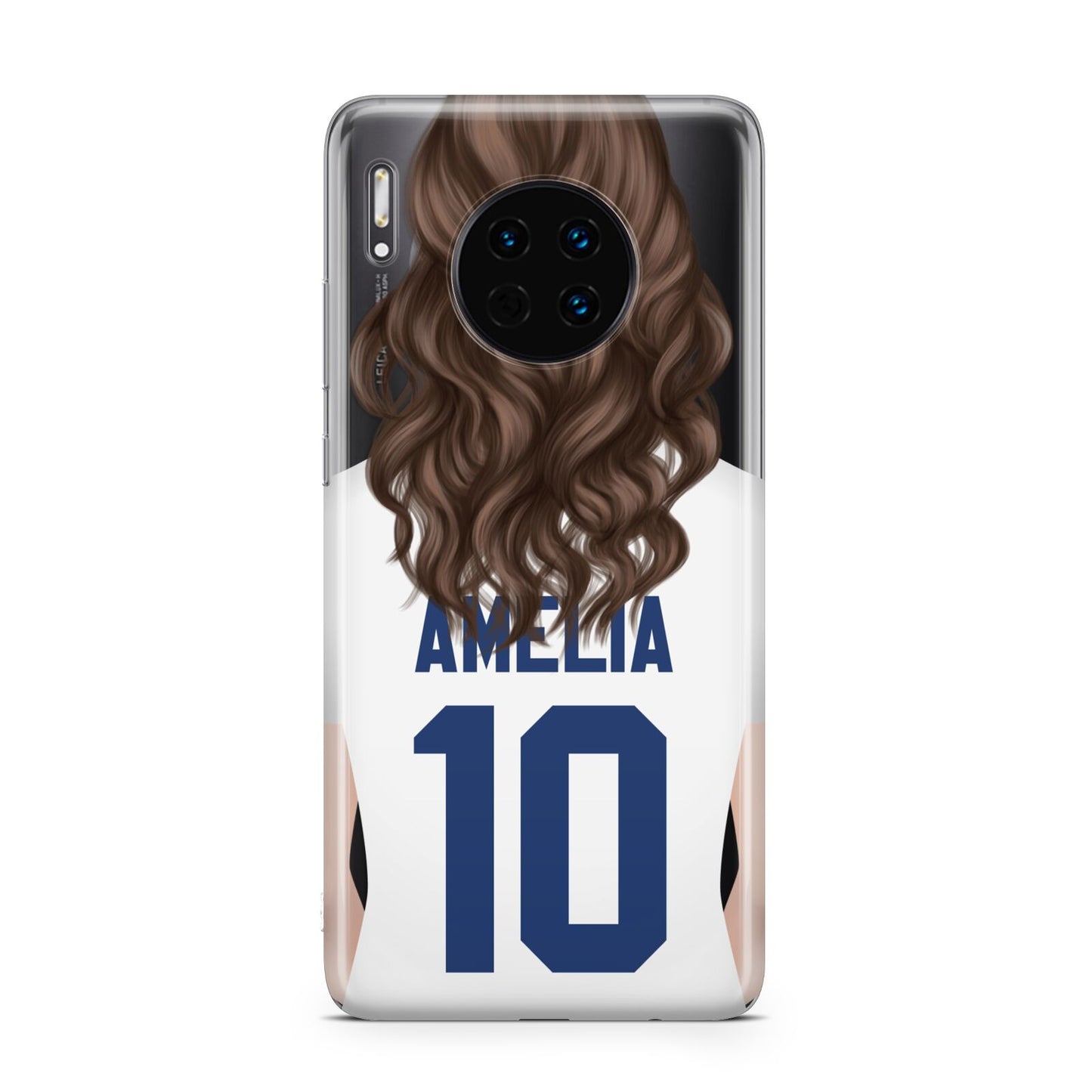 Womens Footballer Personalised Huawei Mate 30