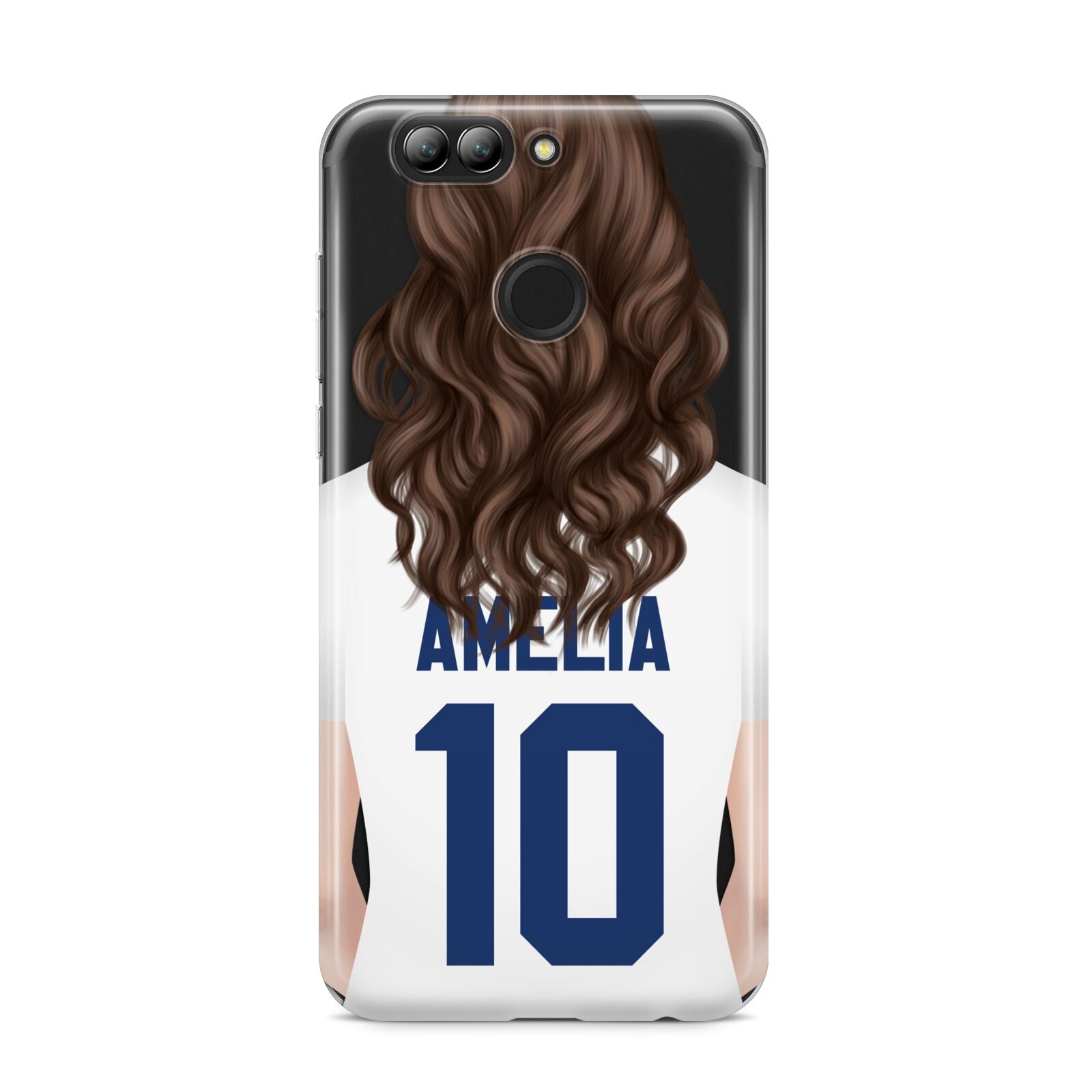 Womens Footballer Personalised Huawei Nova 2s Phone Case