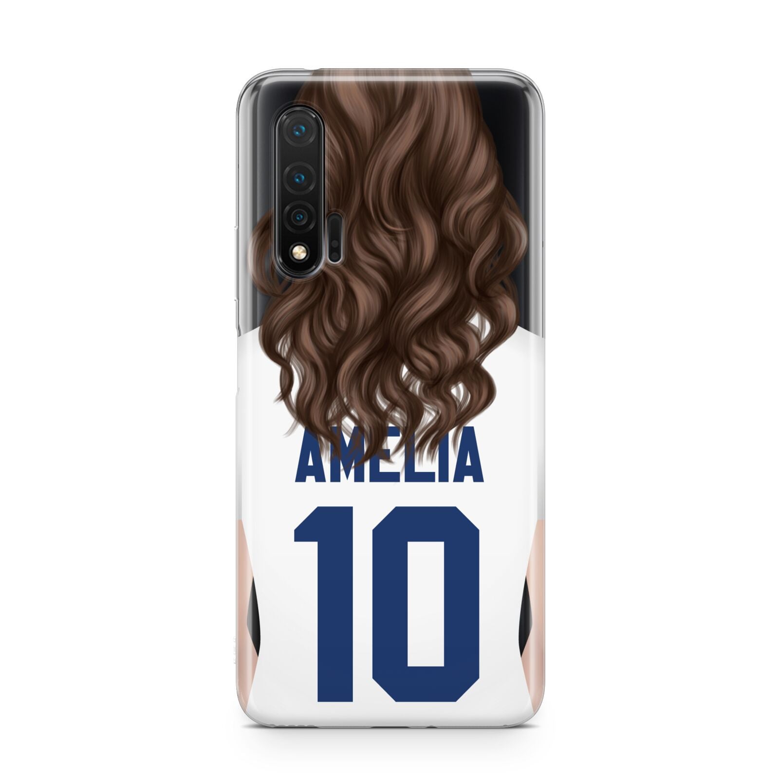 Womens Footballer Personalised Huawei Nova 6 Phone Case