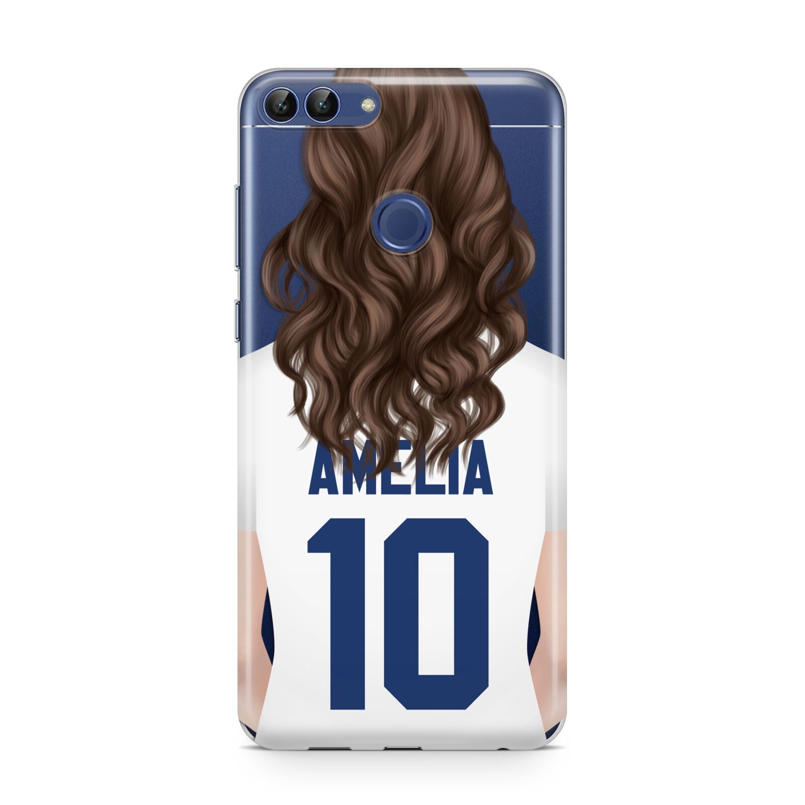 Womens Footballer Personalised Huawei P Smart Case