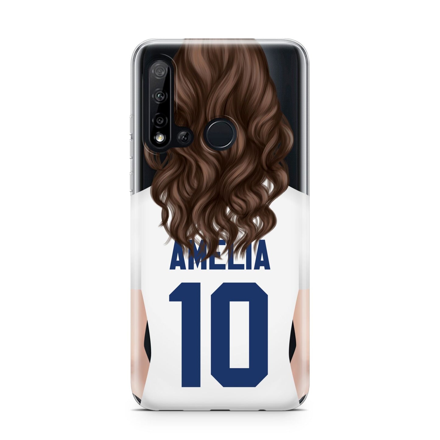 Womens Footballer Personalised Huawei P20 Lite 5G Phone Case