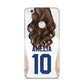 Womens Footballer Personalised Huawei P8 Lite Case