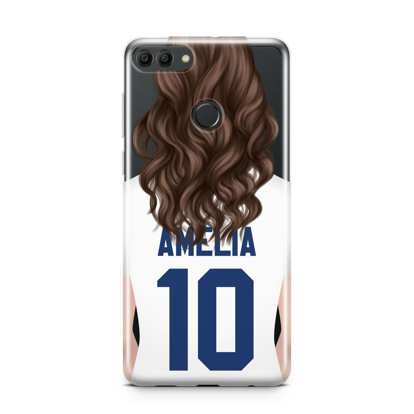 Womens Footballer Personalised Huawei Y9 2018