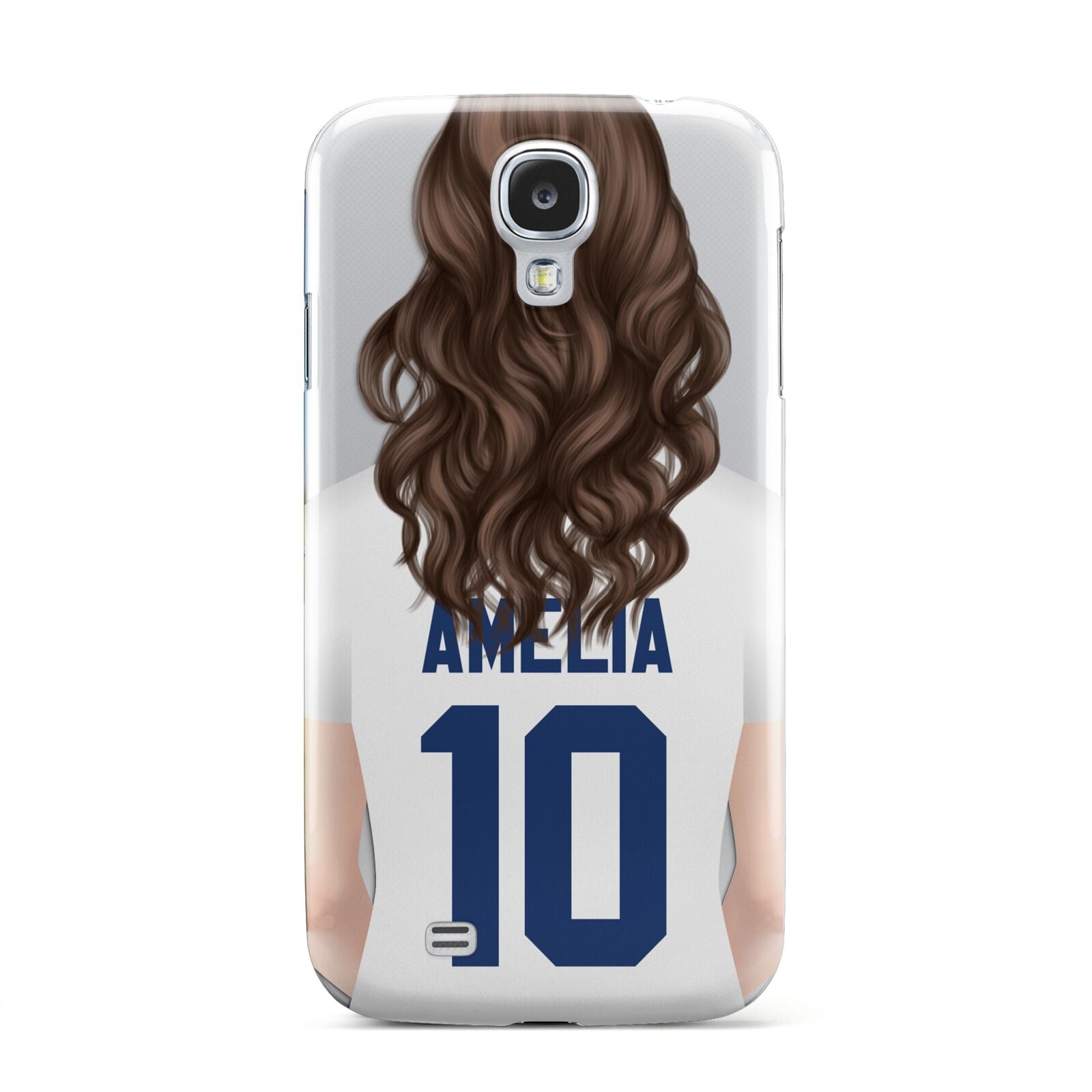 Womens Footballer Personalised Samsung Galaxy S4 Case