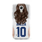 Womens Footballer Personalised Samsung Galaxy S4 Mini Case