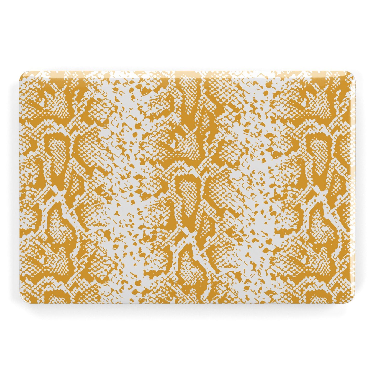 Yellow Snakeskin Apple MacBook Case