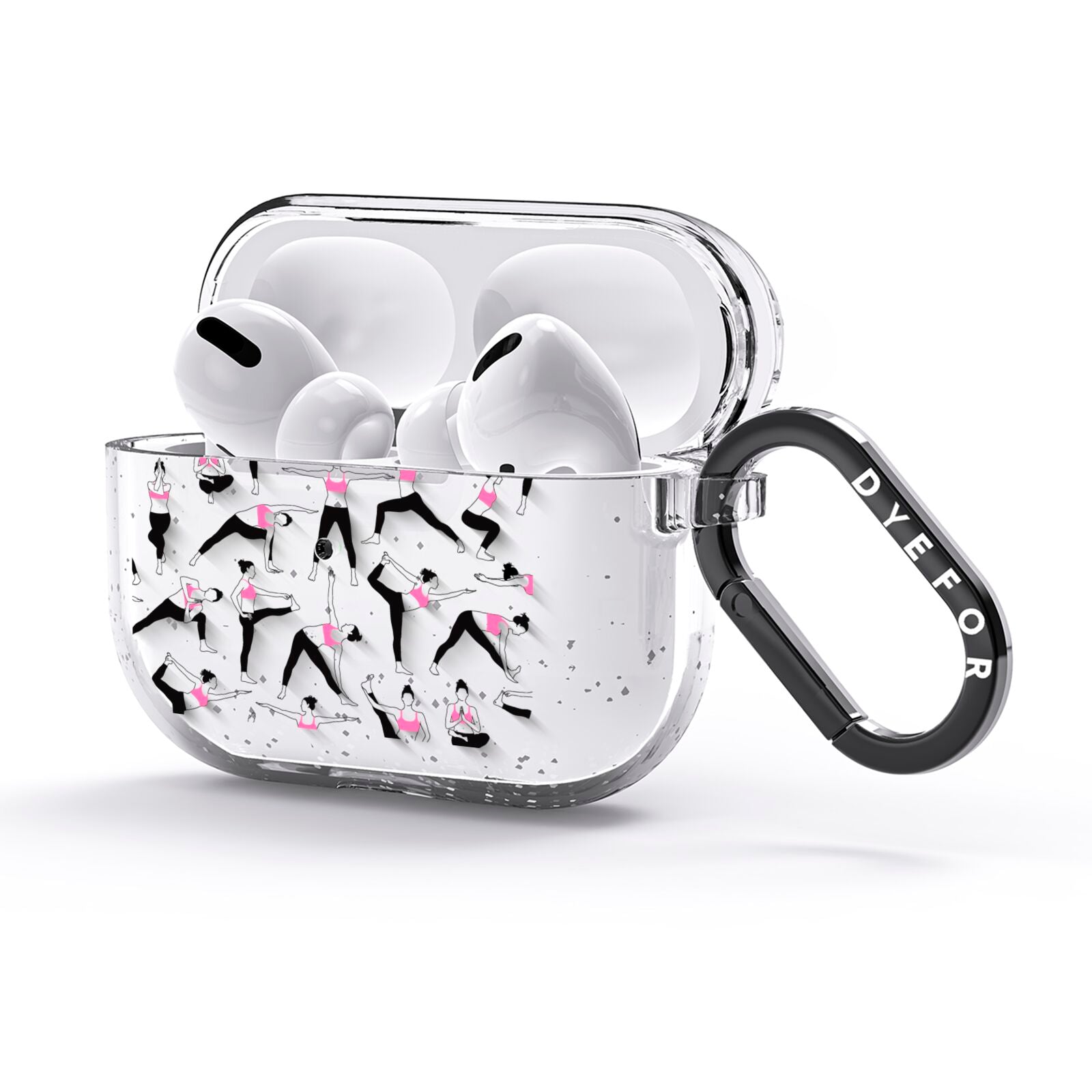 Yoga AirPods Glitter Case 3rd Gen Side Image