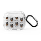 Yorkie Russell Icon with Name AirPods Glitter Case 3rd Gen
