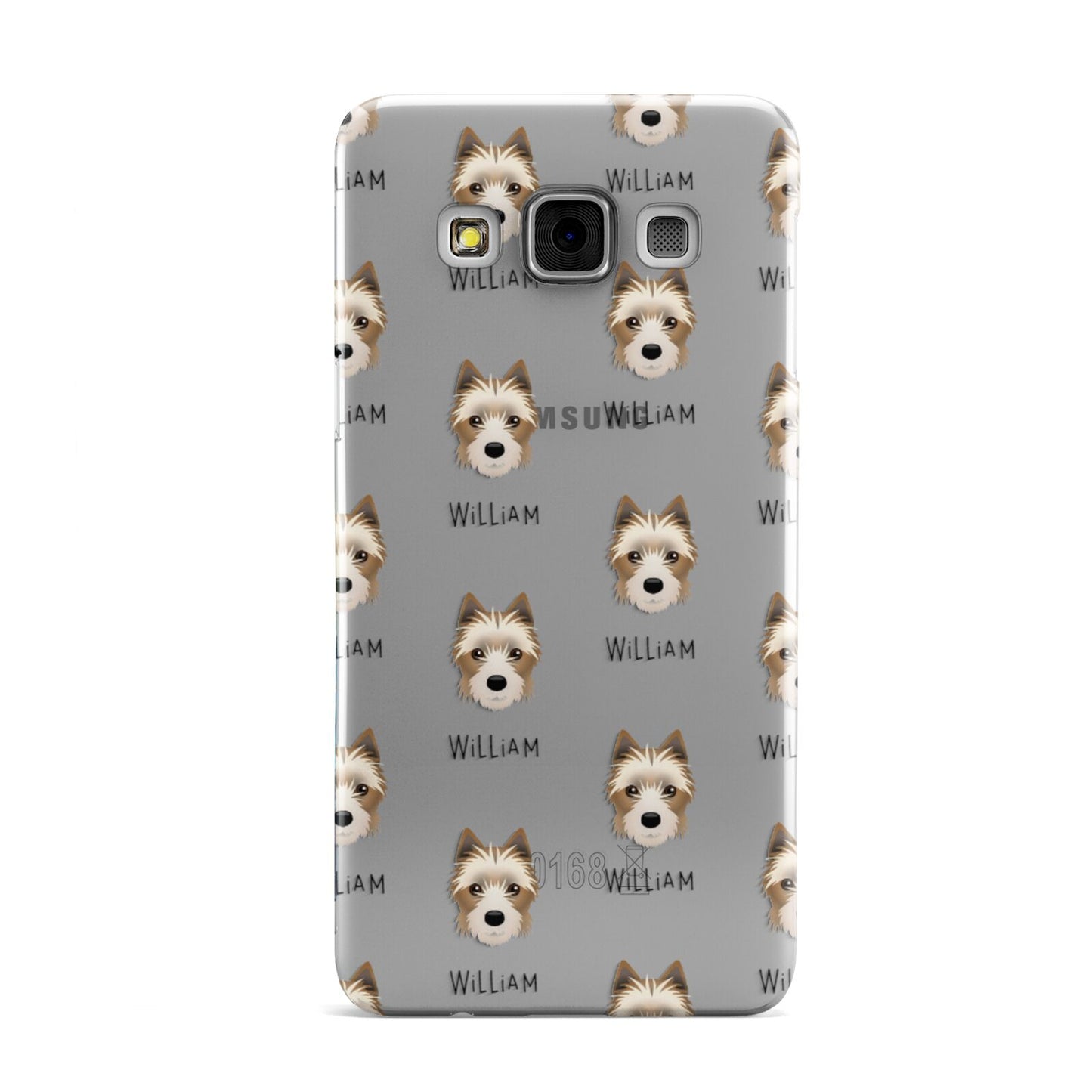 Yorkie Russell Icon with Name Samsung Galaxy A3 Case
