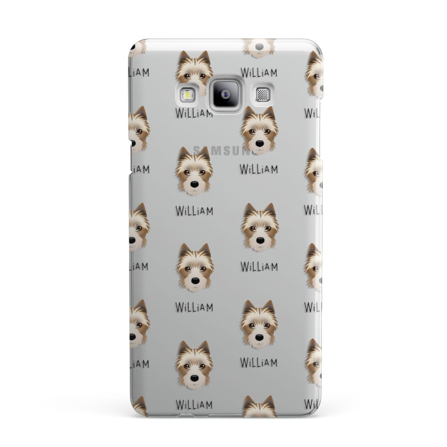 Yorkie Russell Icon with Name Samsung Galaxy A7 2015 Case