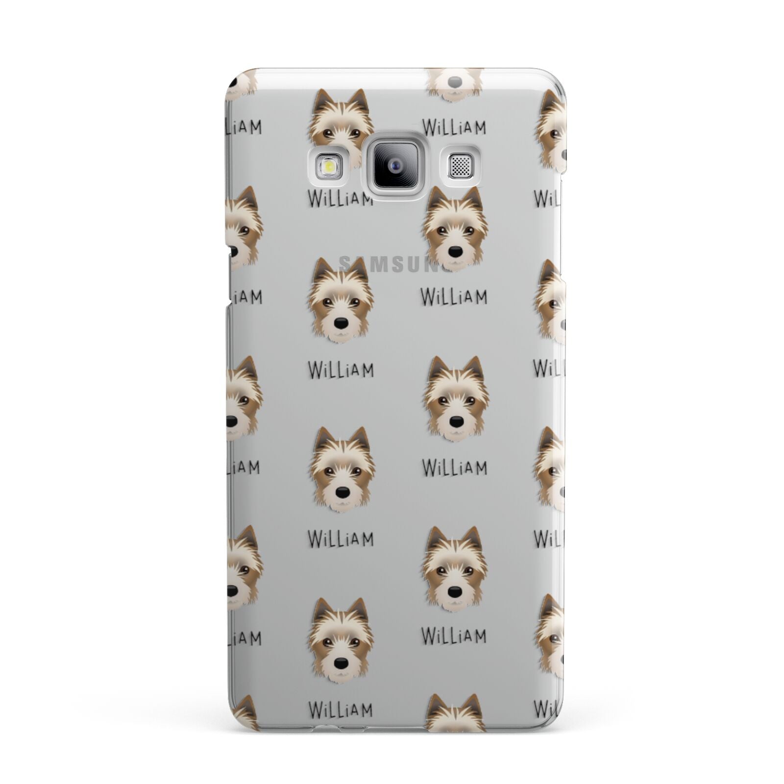 Yorkie Russell Icon with Name Samsung Galaxy A7 2015 Case